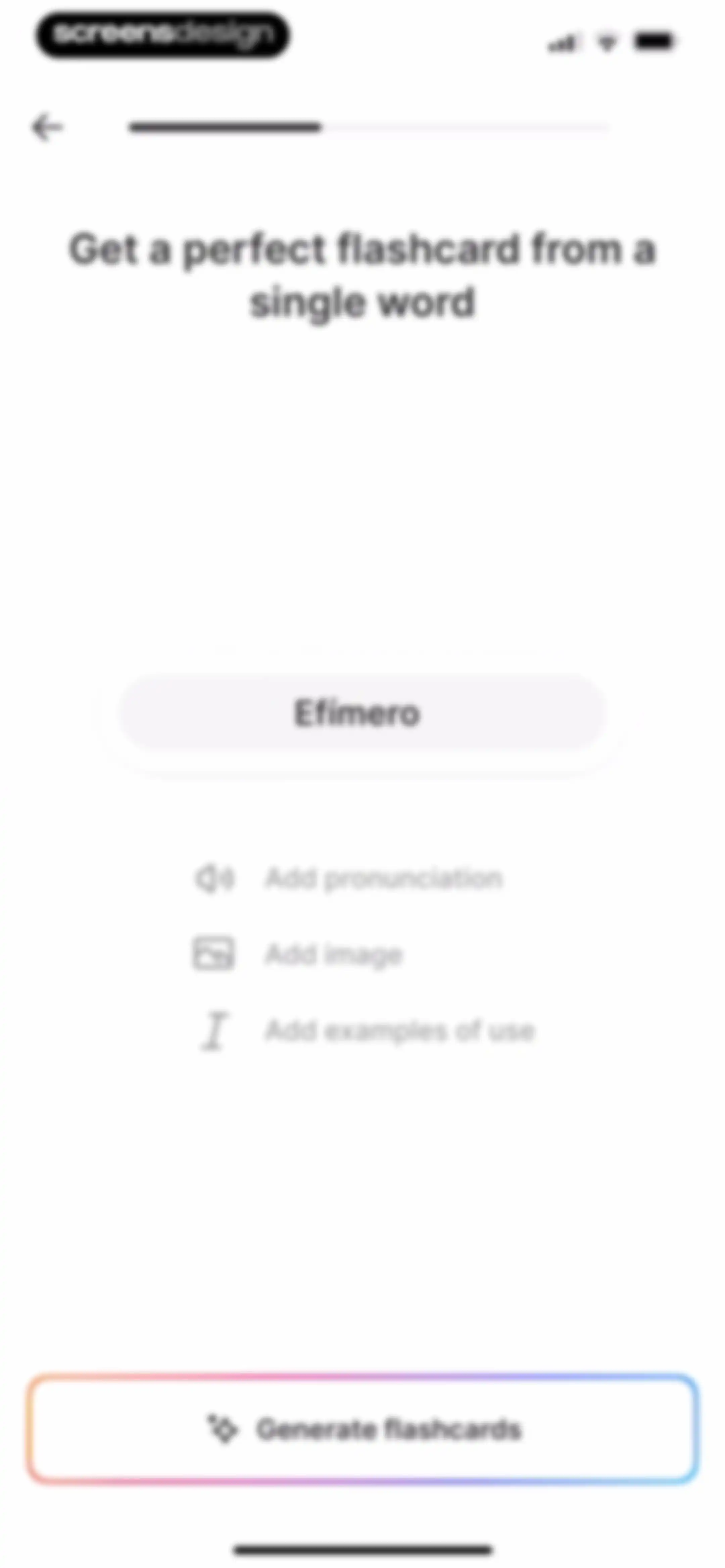 Noji - Flashcards study app screen 9