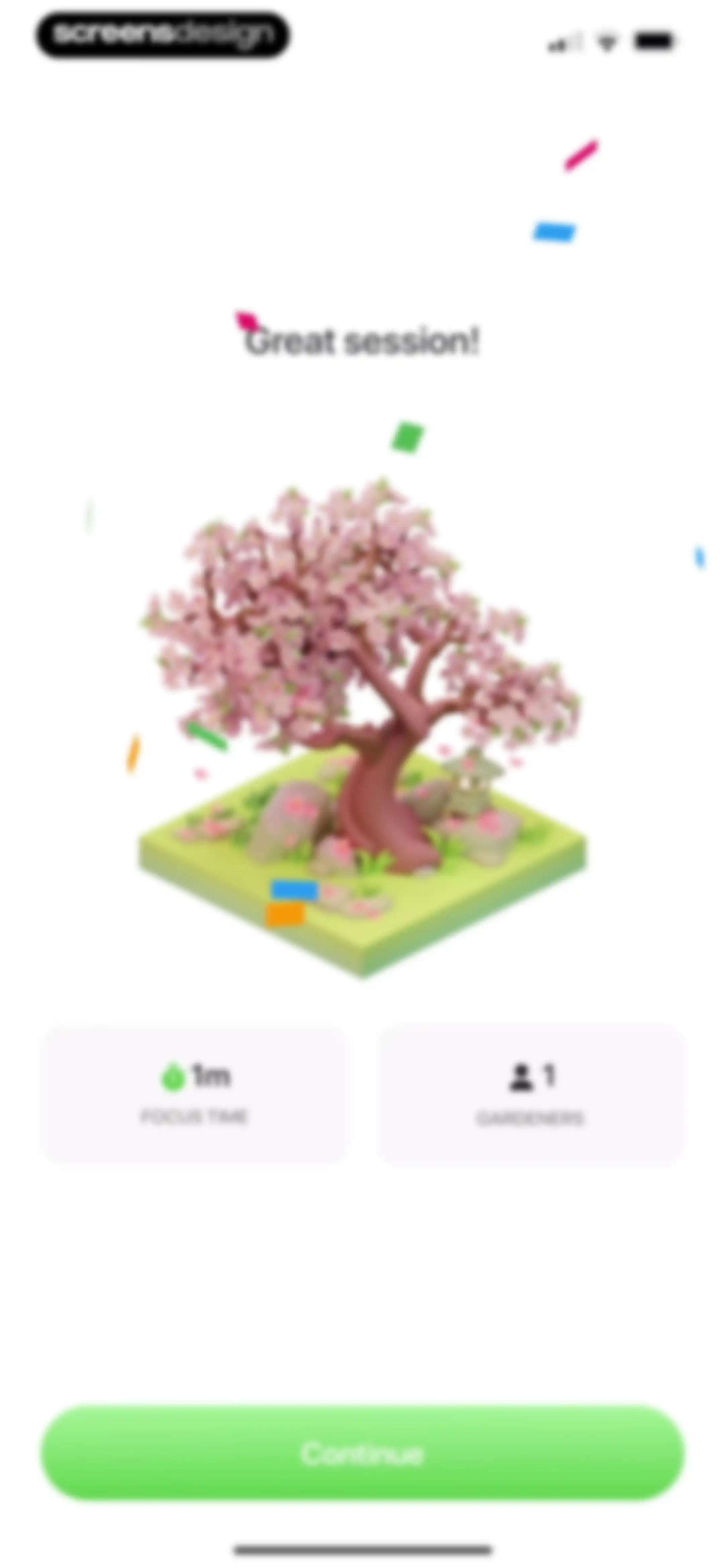 Focus Tree: Timer & Flashcards screen 43