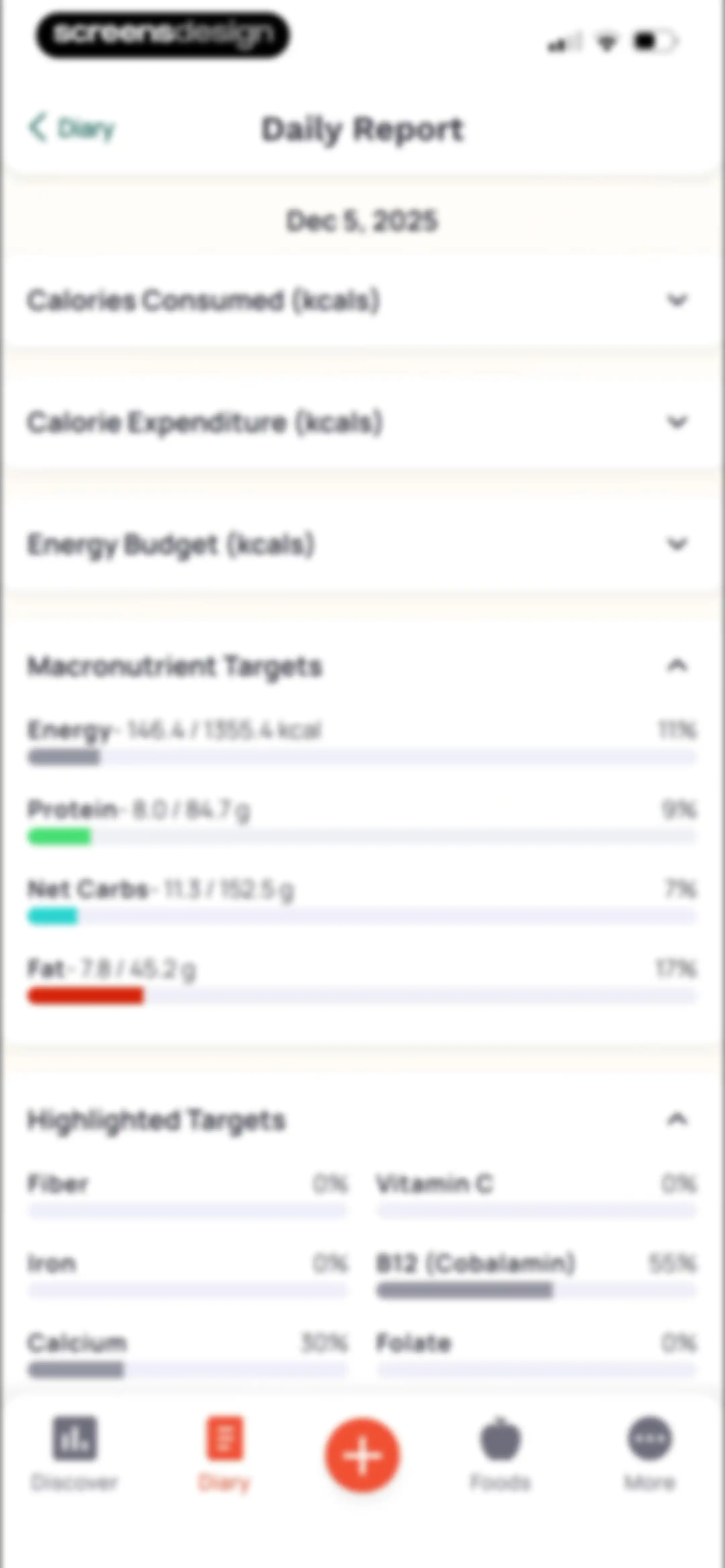 Cronometer: Calorie Counter screen 119