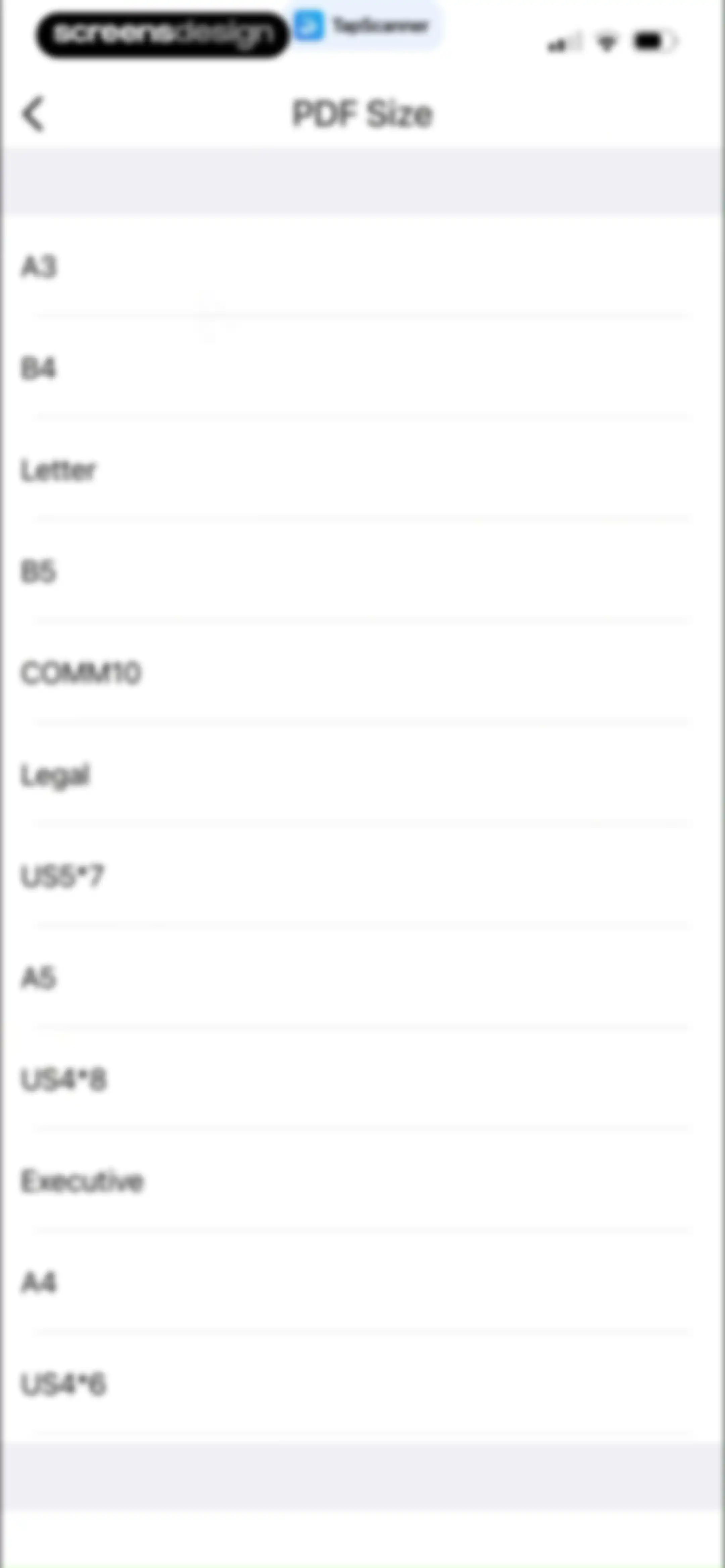 PDF Scanner App: TapScanner screen 124