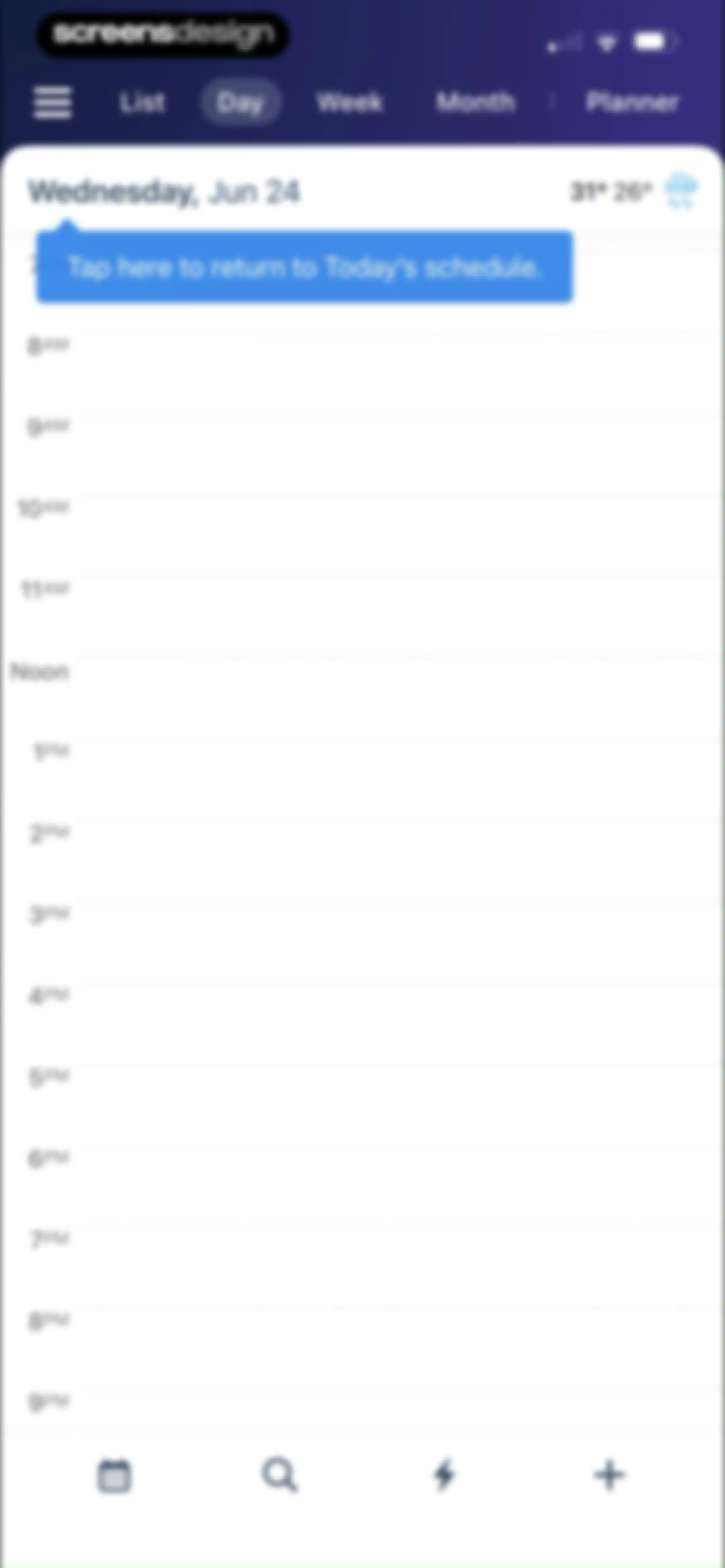 Calendars: Schedule Planner screen 35