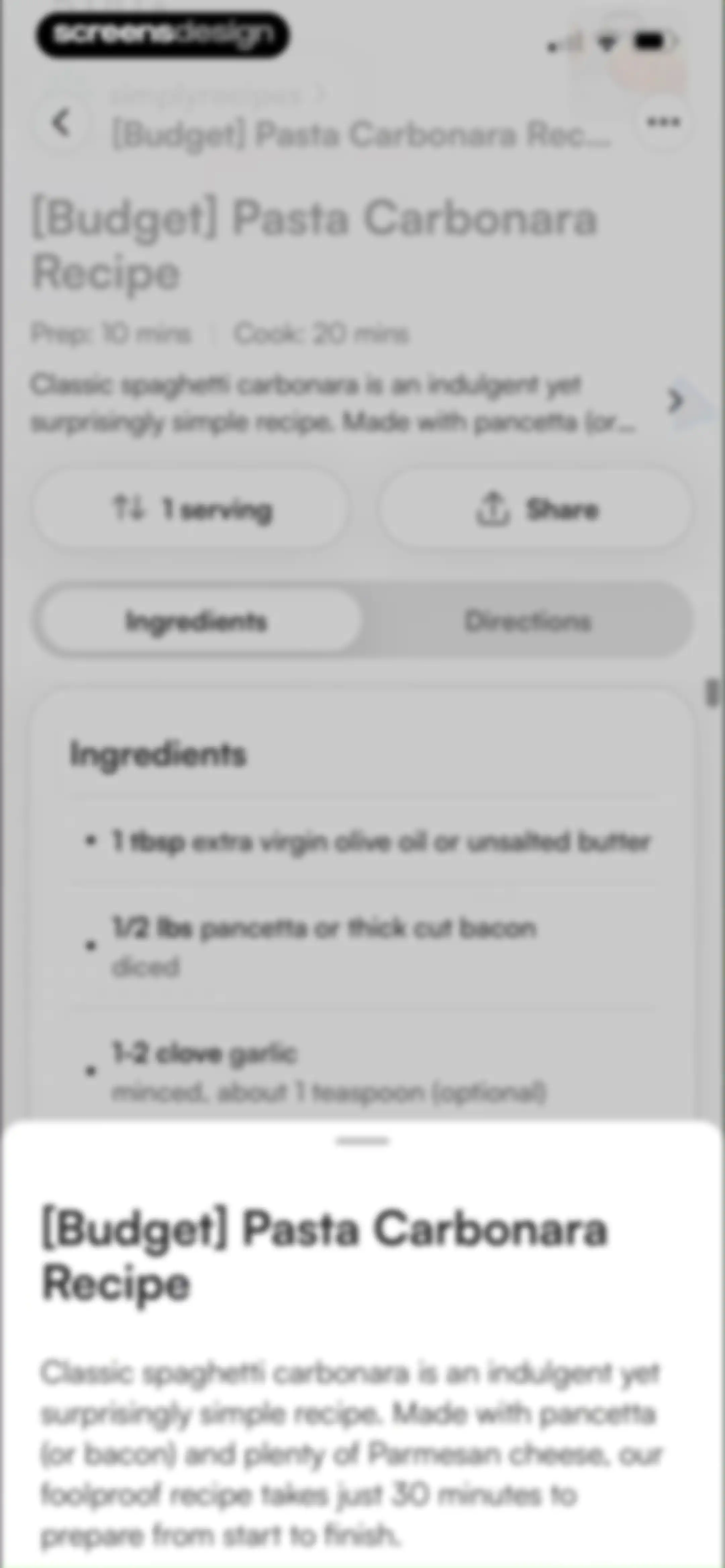 Osta: Save & Share Recipes screen 87