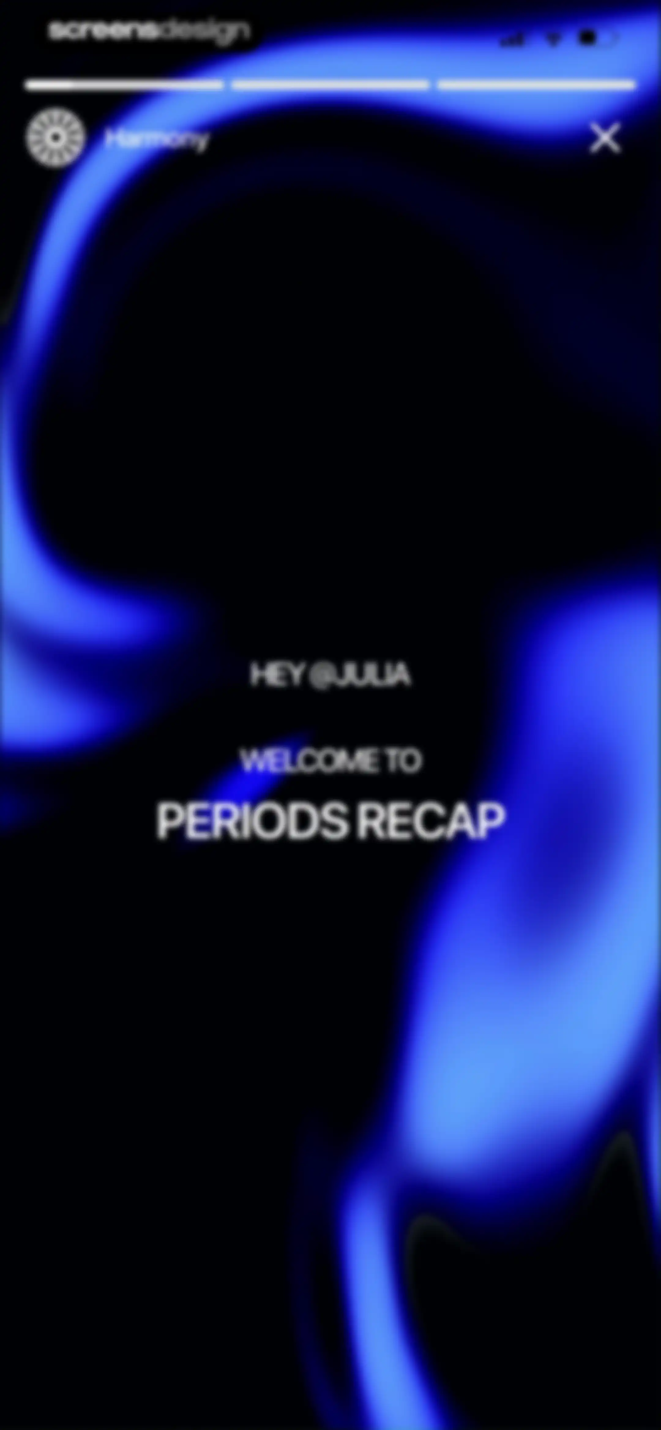 Harmony: Cycle Syncing, Period screen 55