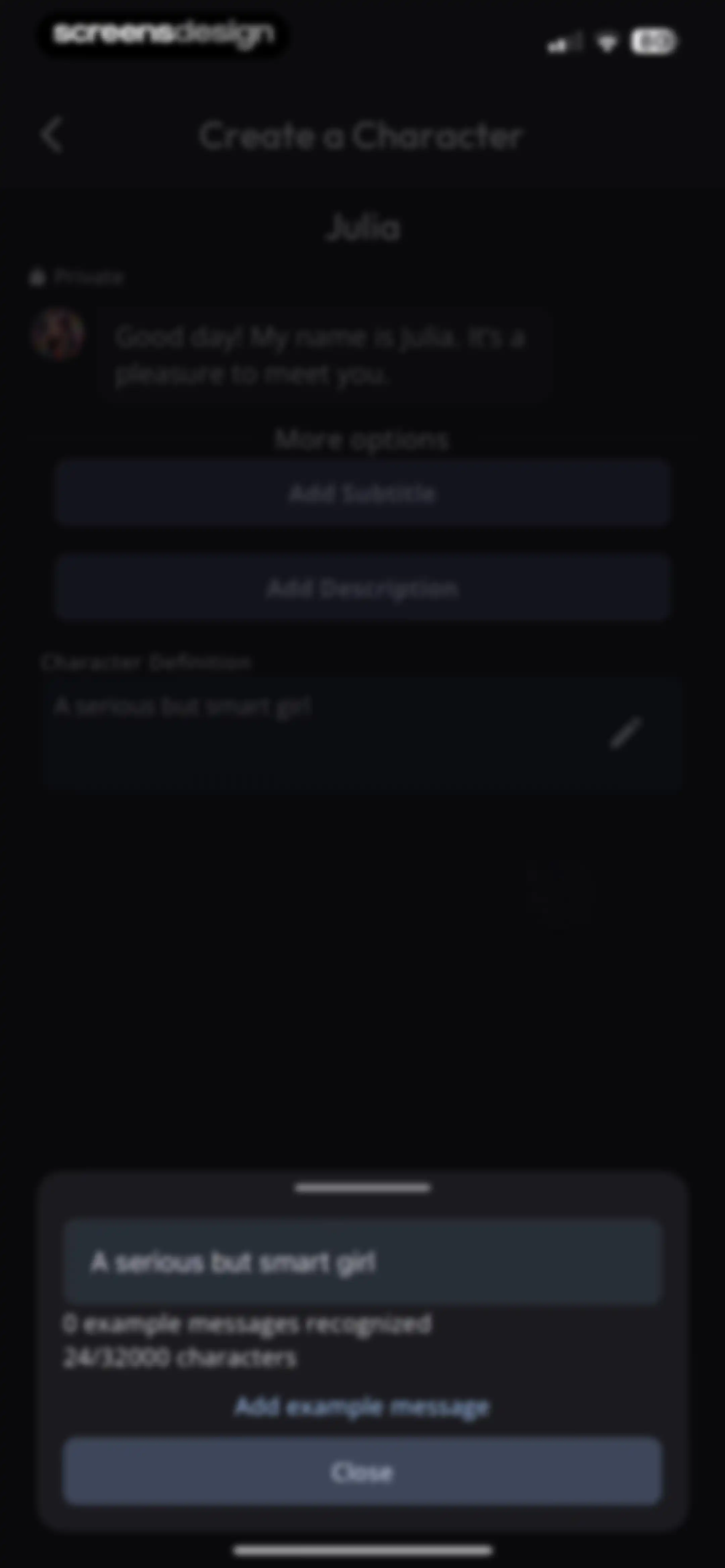 Character AI: Chat, Talk, Text screen 57