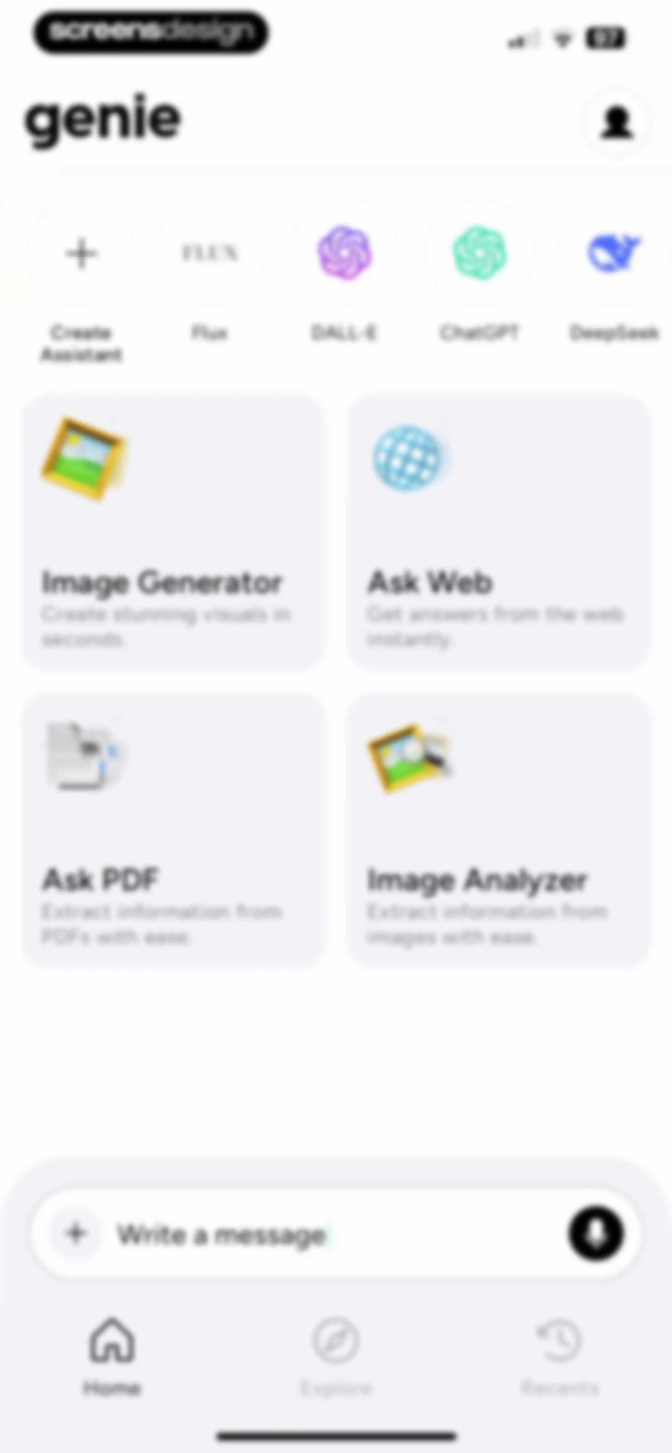 Chatbot AI Assistant - Genie screen 27