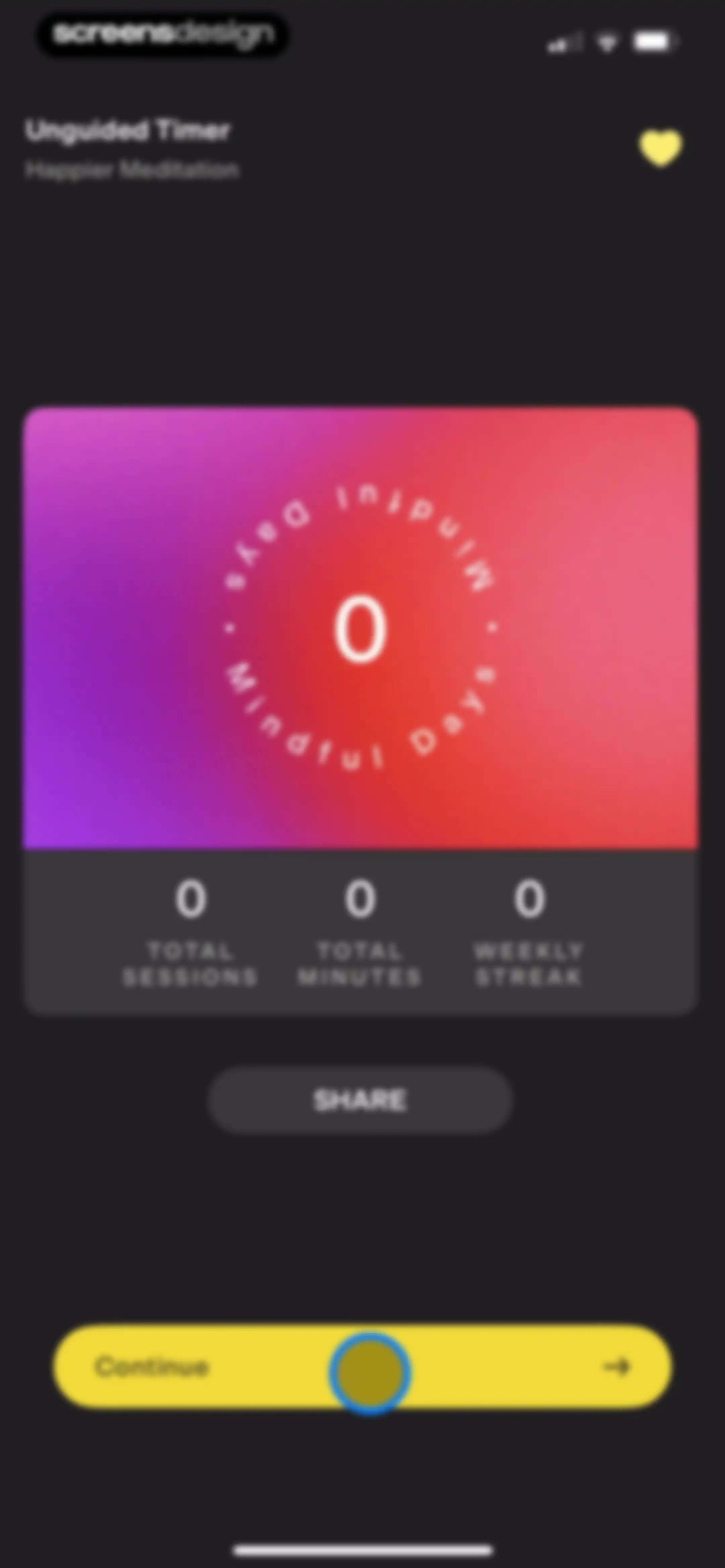 Happier Meditation screen 99