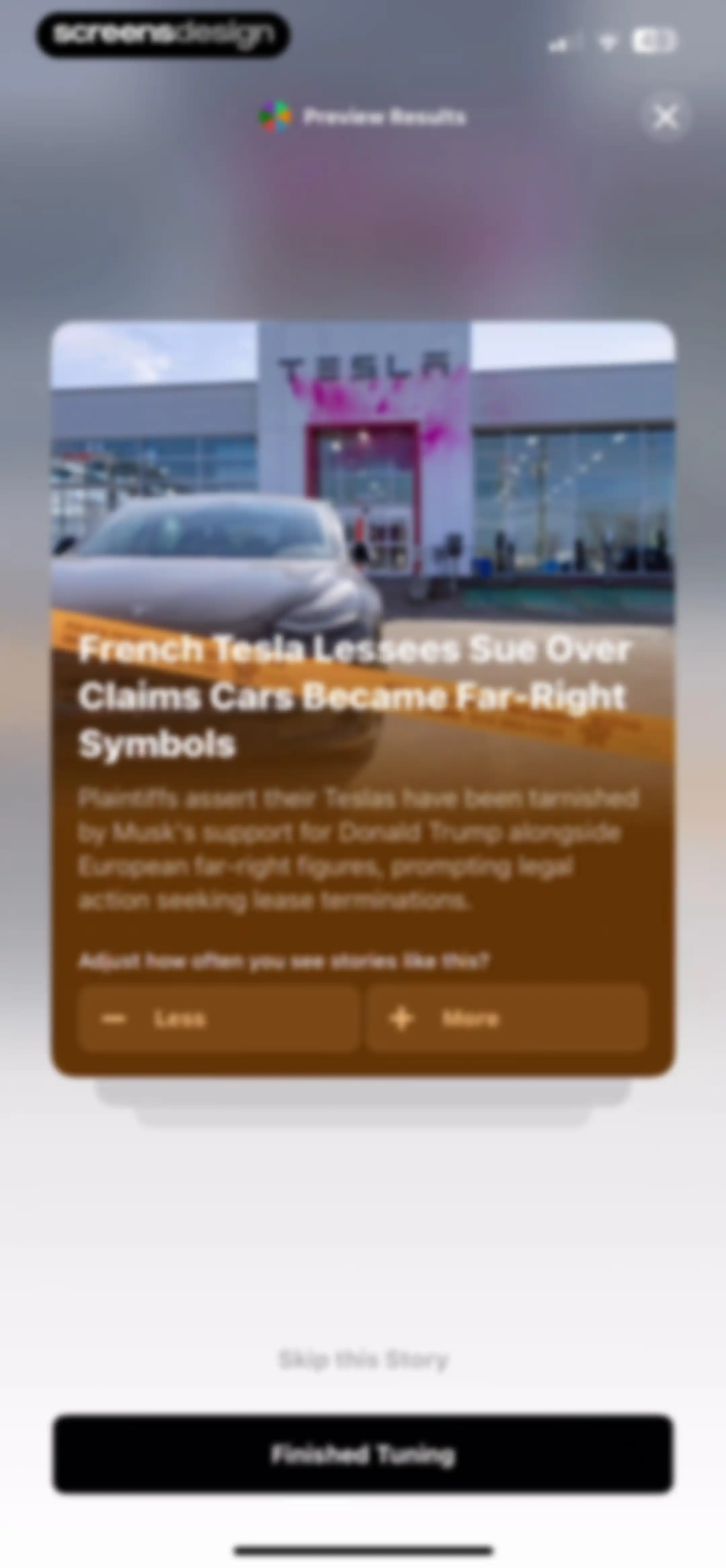 Particle: Personalized News screen 141