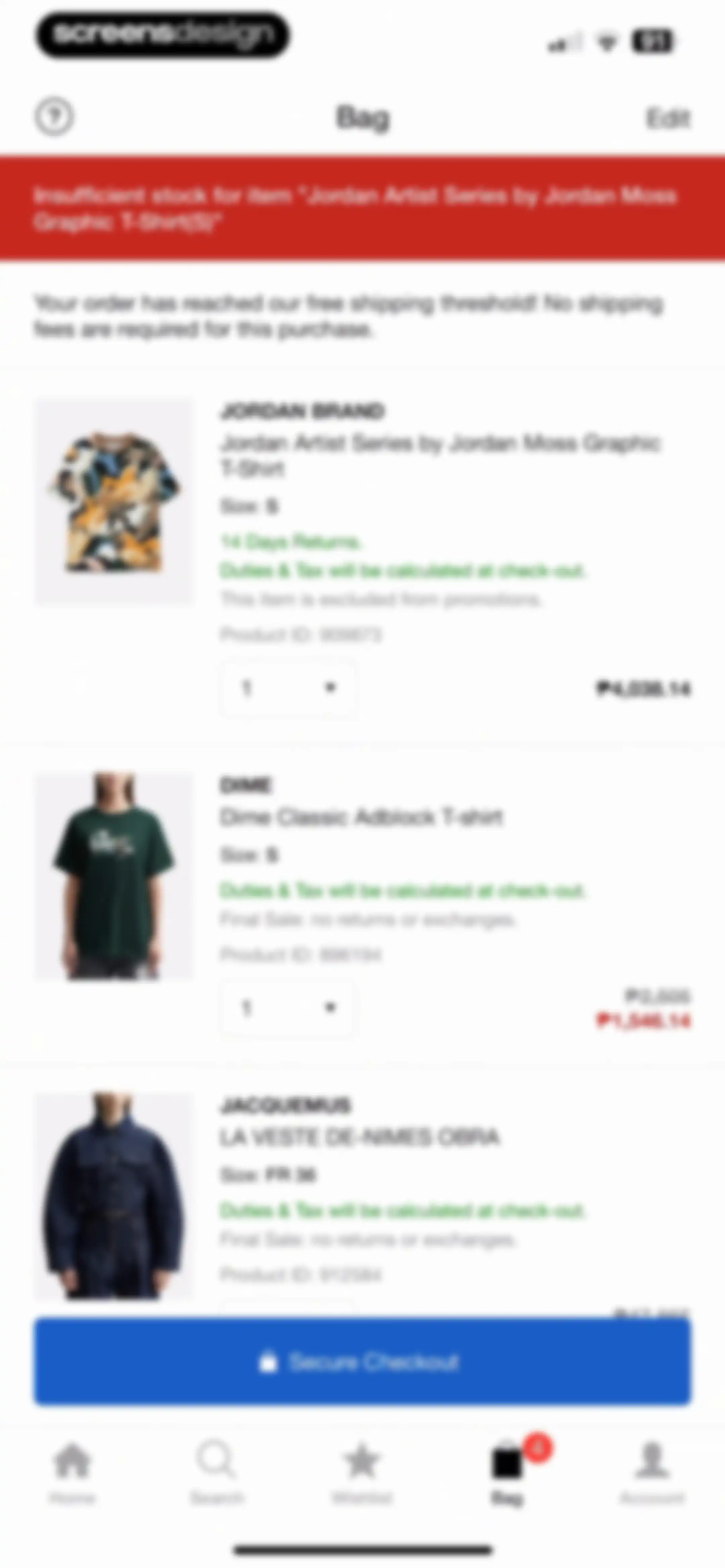 HBX | Globally Curated Fashion screen 106