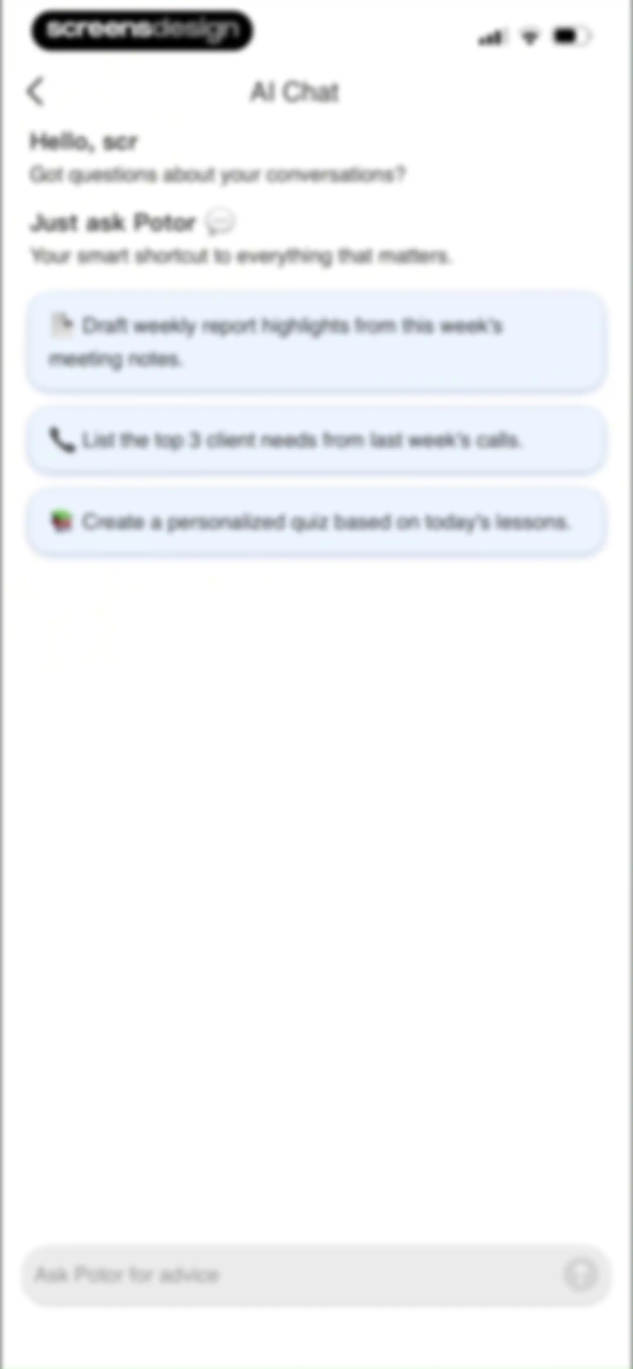 Proactor AI – Note Taking screen 37