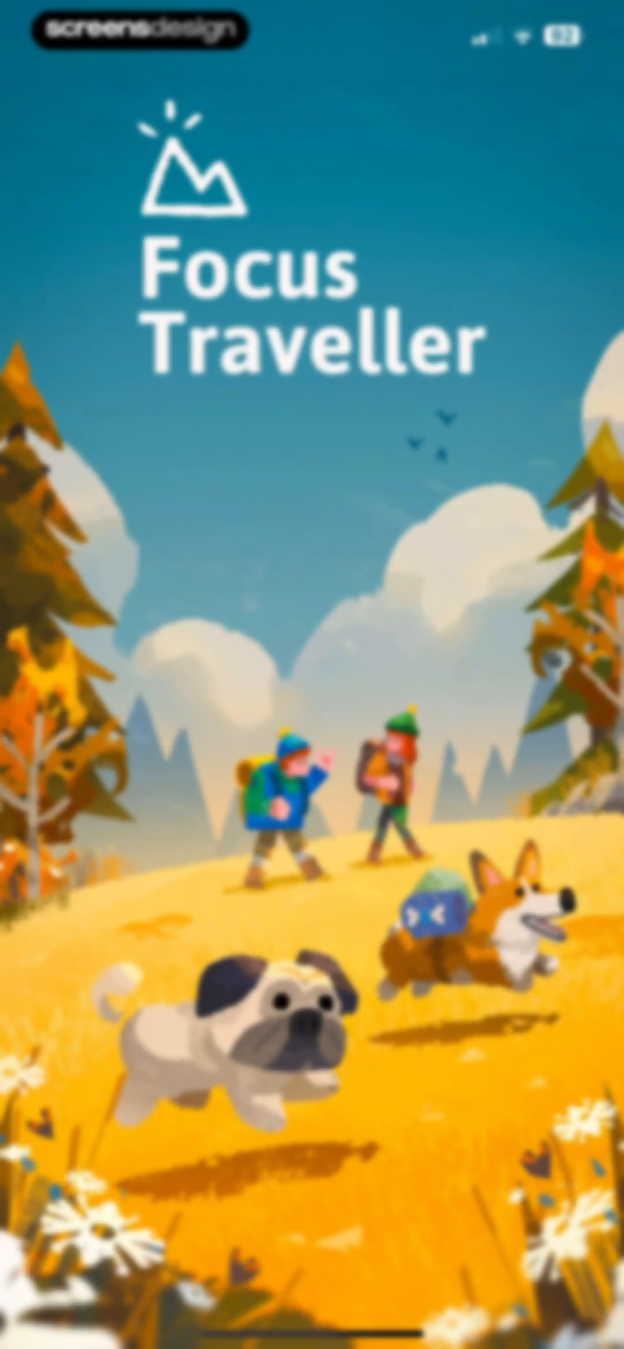 Focus Traveller - Flow Timer screen 1