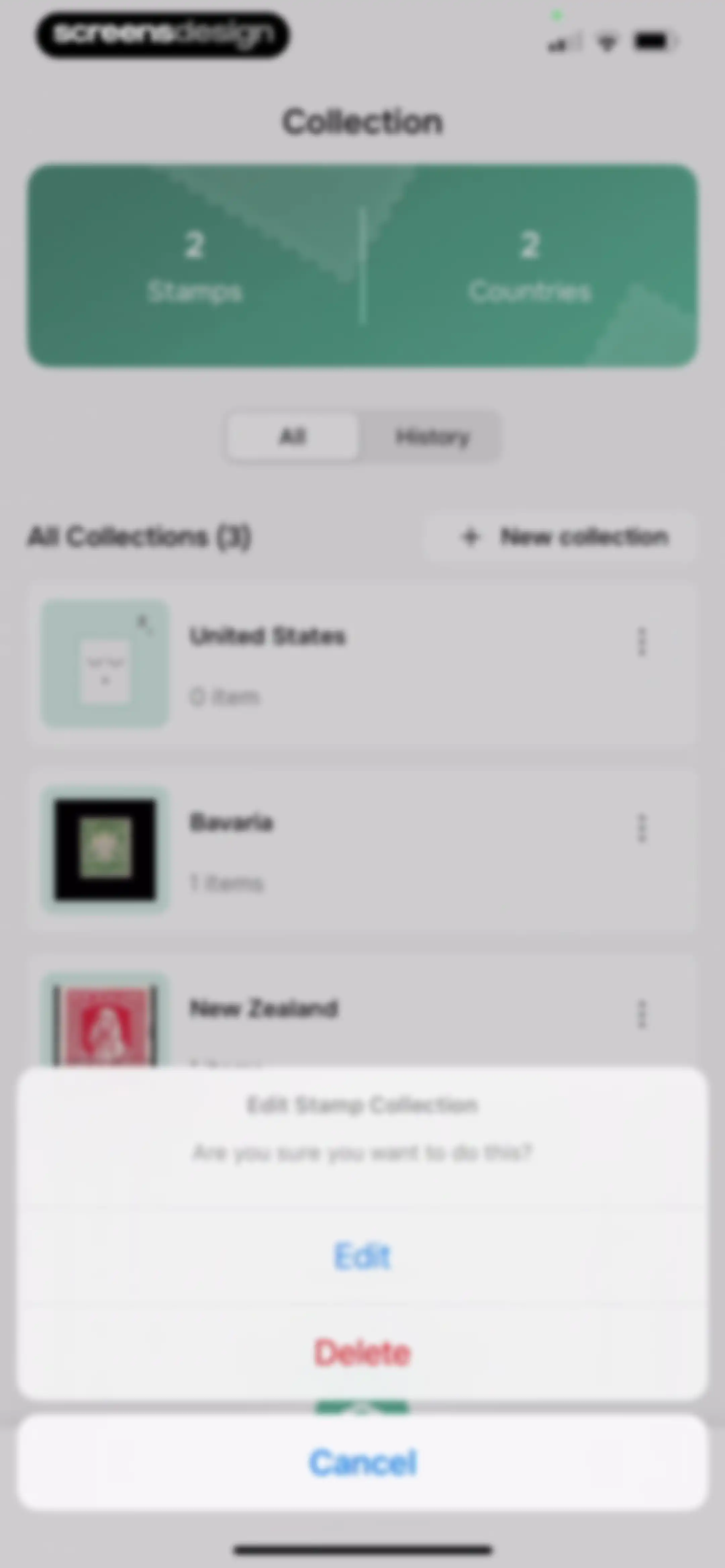 Stamp Value Stamp Identifier screen 62