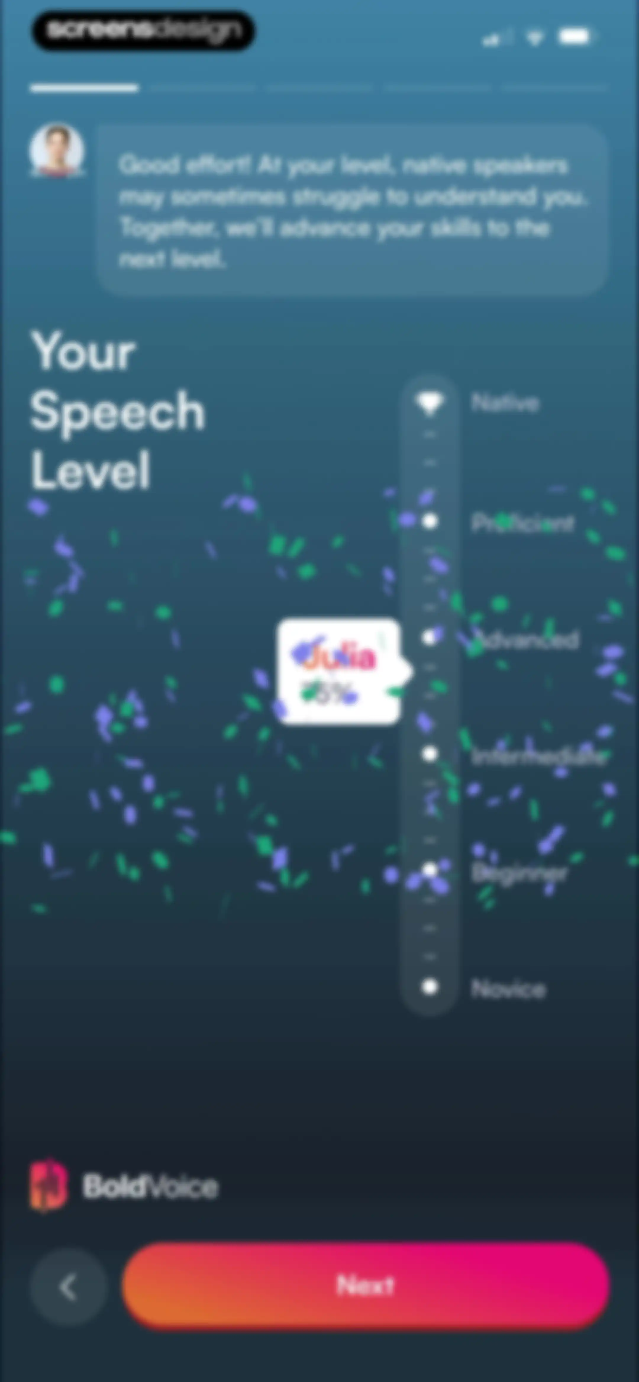BoldVoice: Accent Training screen 70