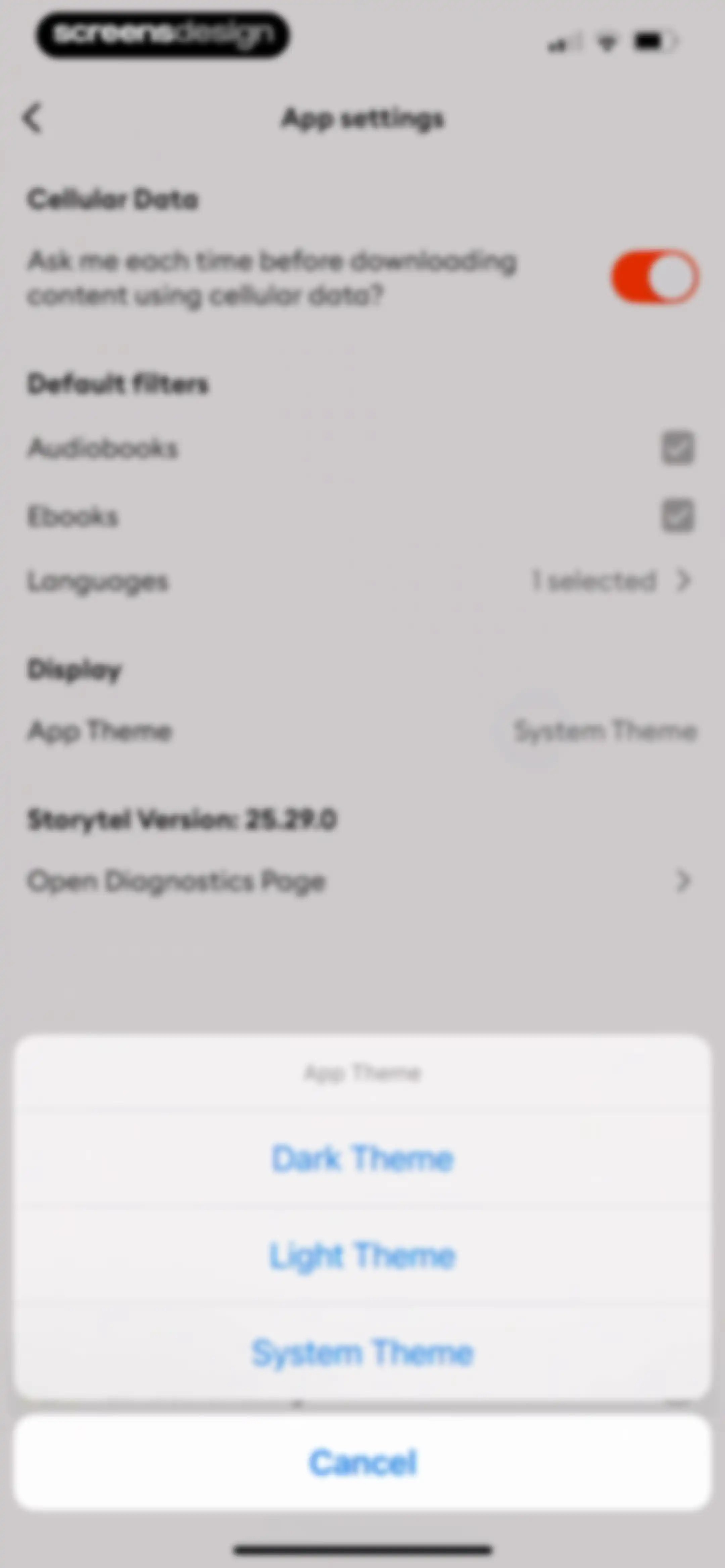 Storytel - Audiobooks Library screen 121