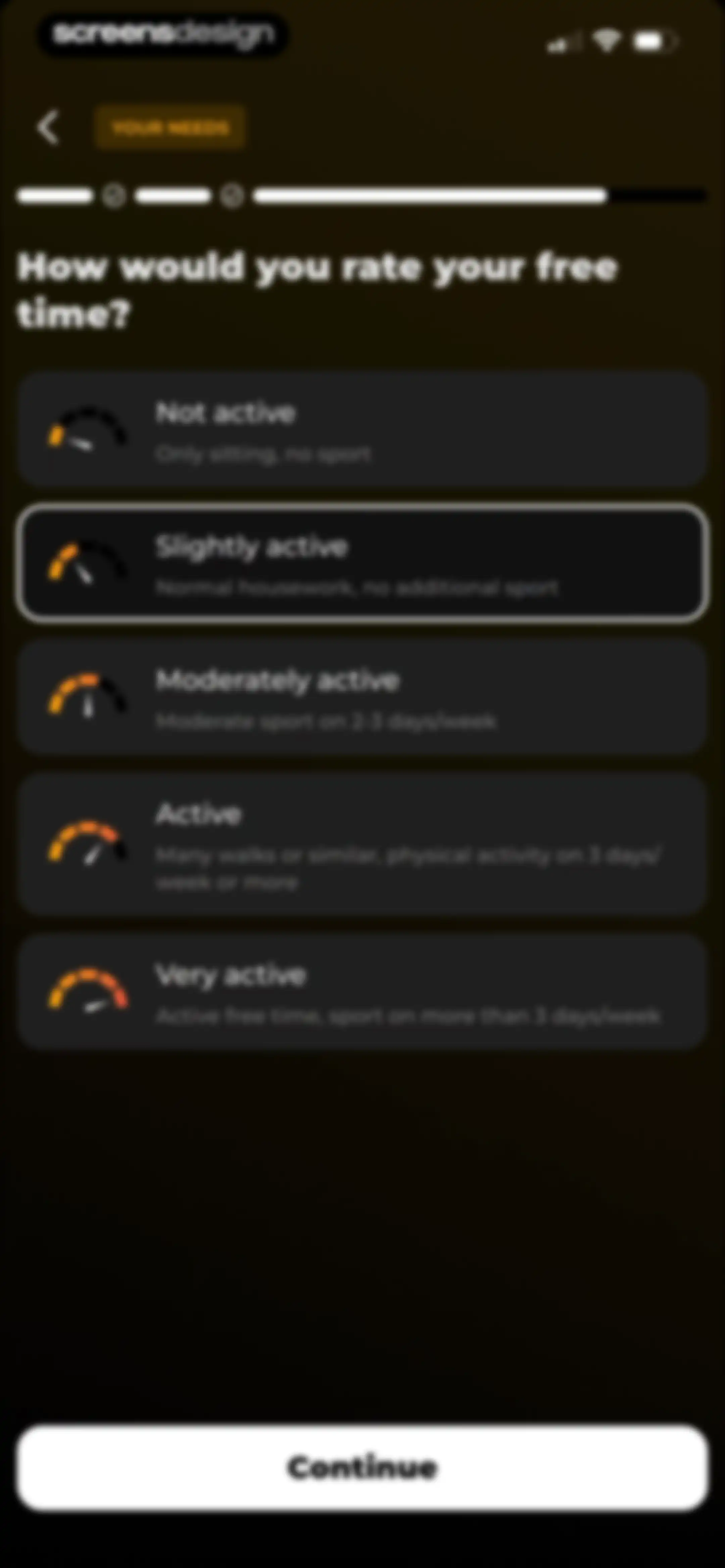 MCI - Personal Training AI screen 34