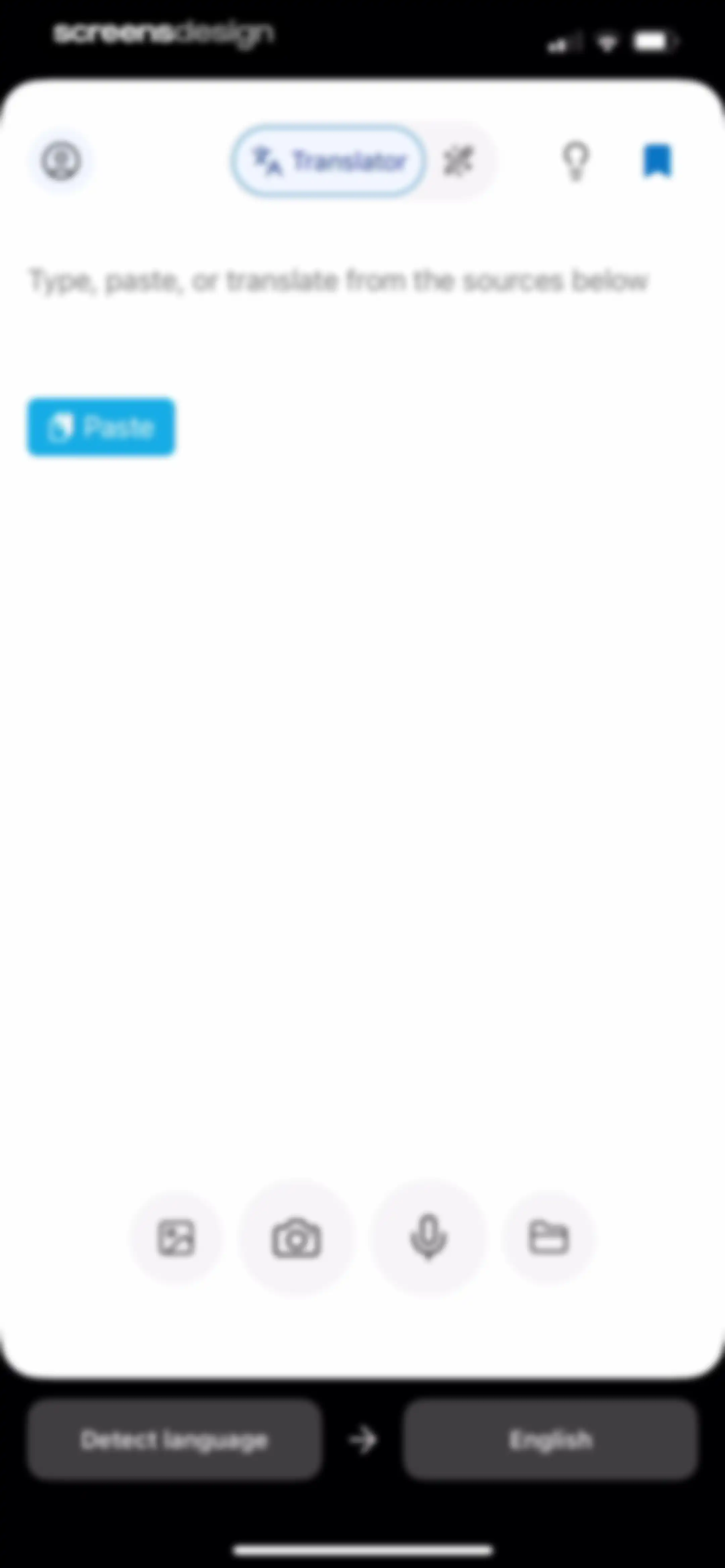 DeepL Translate screen 2