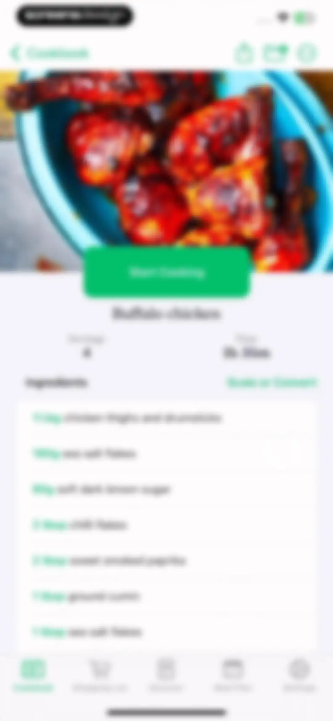 Pestle: Recipe Manager screen 15