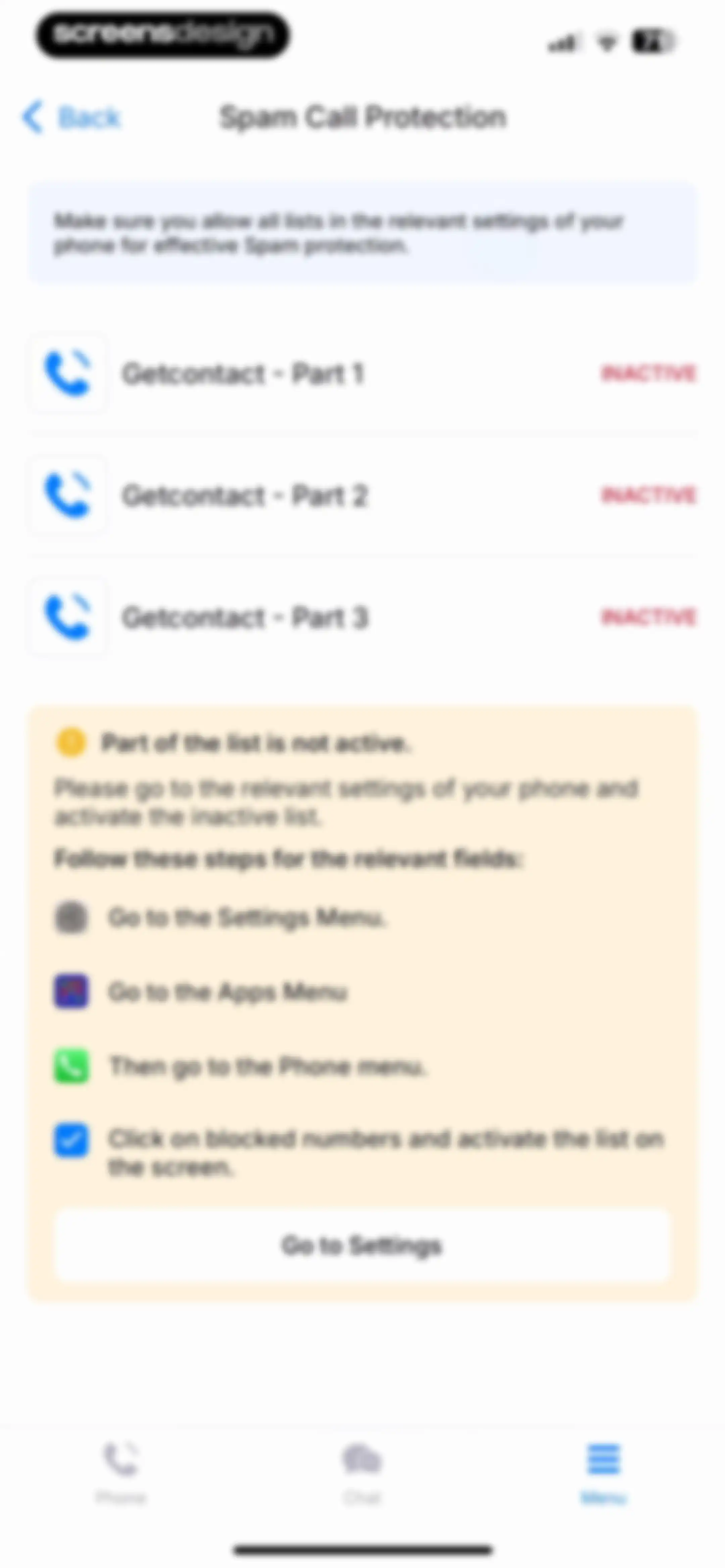 Getcontact screen 76