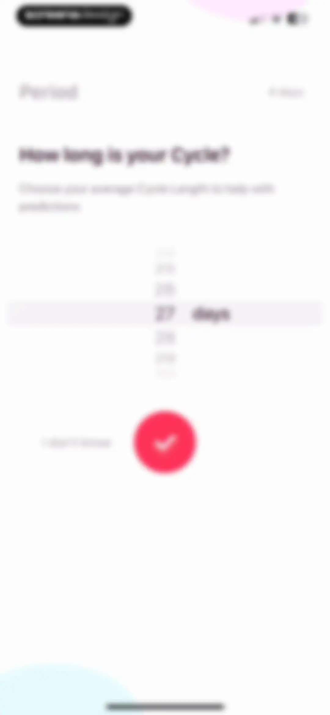 My period calendar Pinkllama screen 4