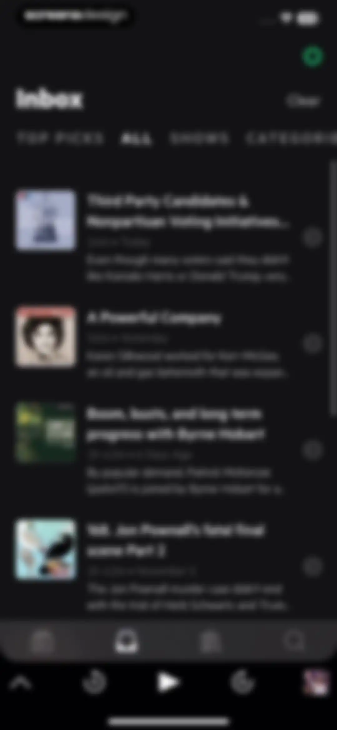 Castro: Podcast App & Player screen 60