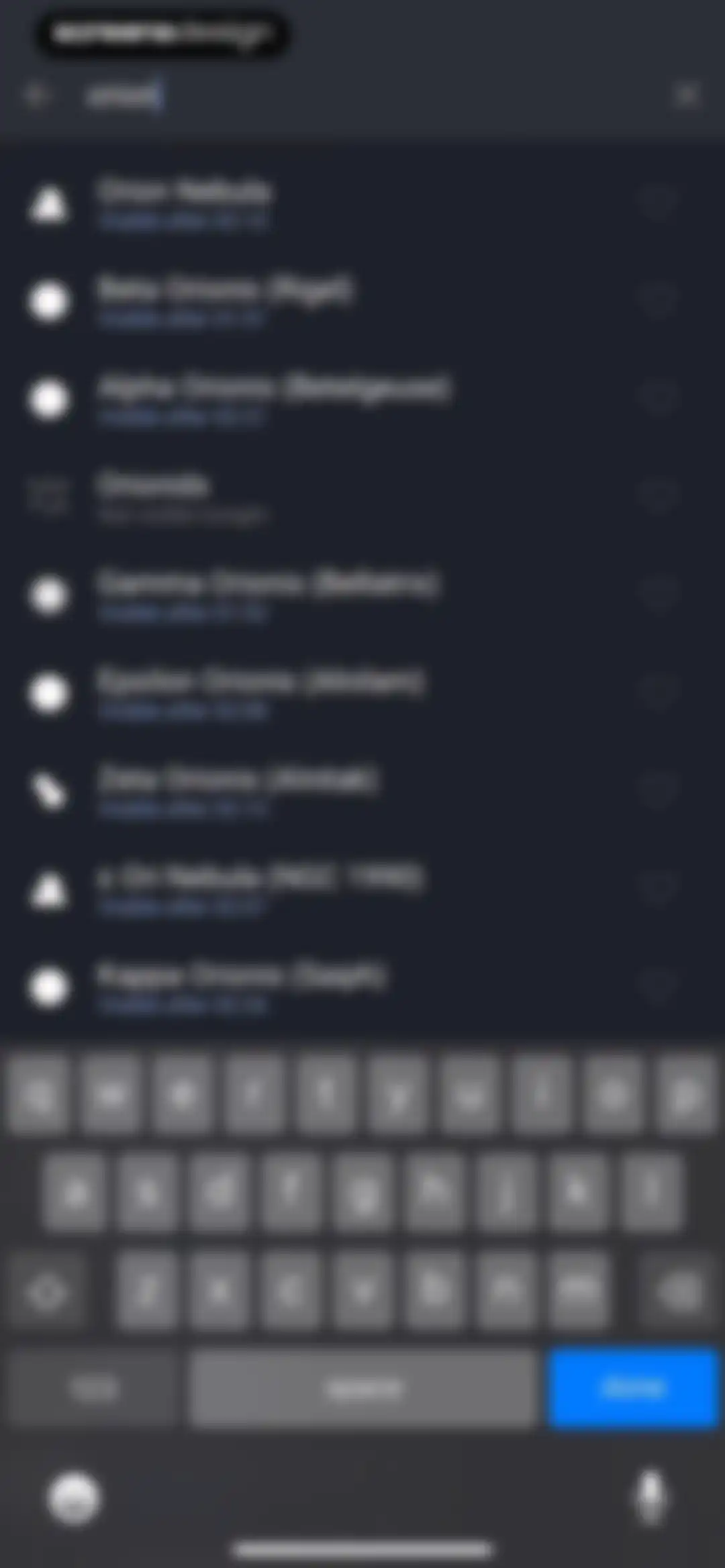 Stellarium Mobile - Star Map screen 17