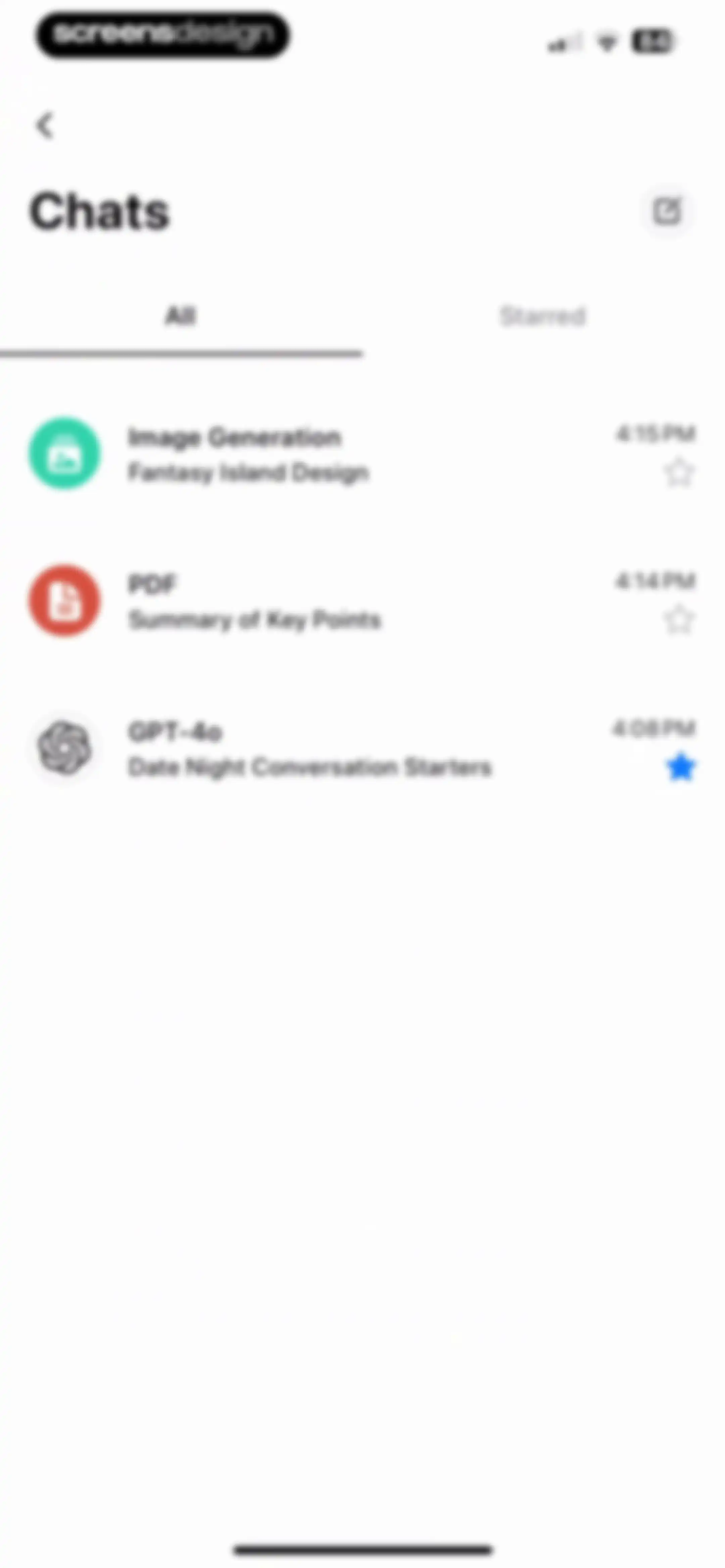 Chatbot App: AI Assistant screen 54