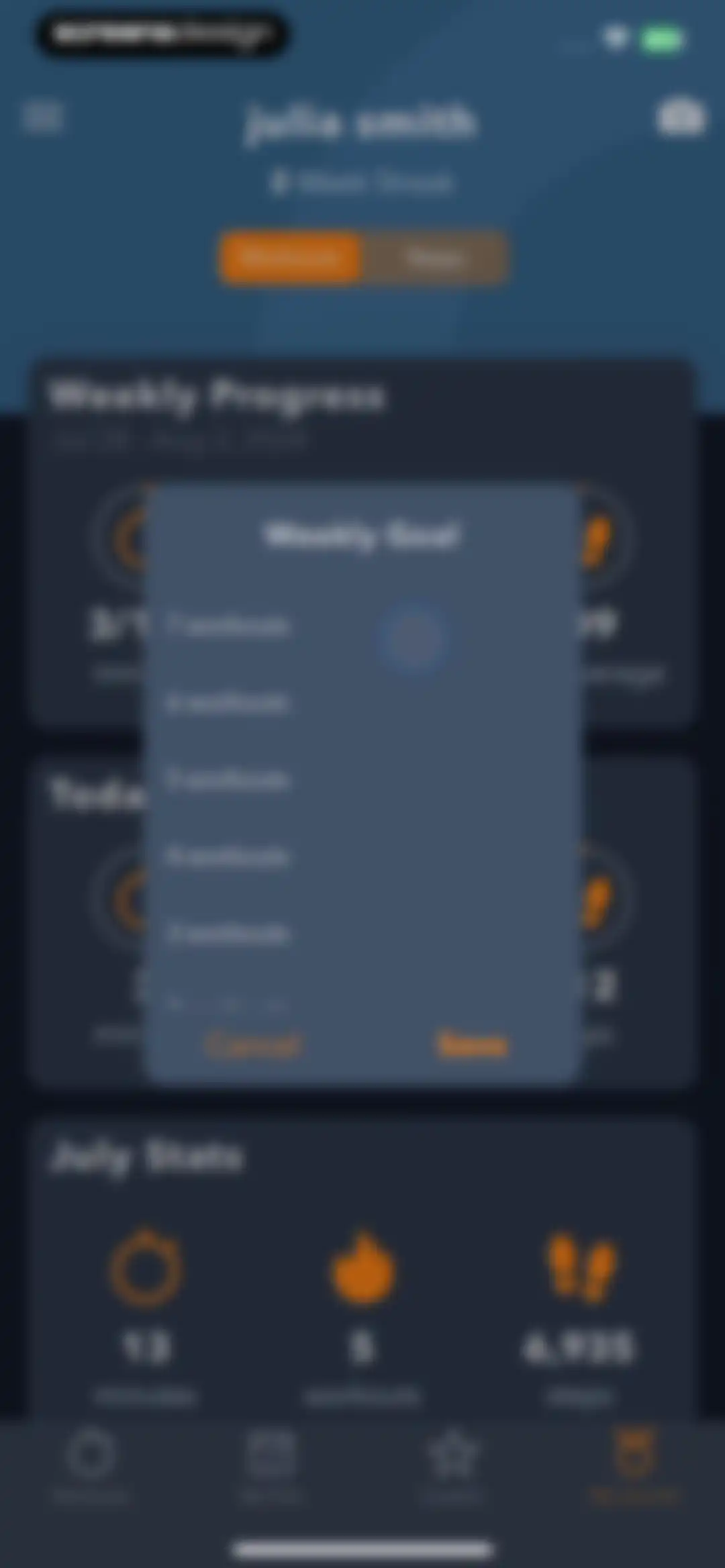 Sworkit Fitness & Wellness App screen 85