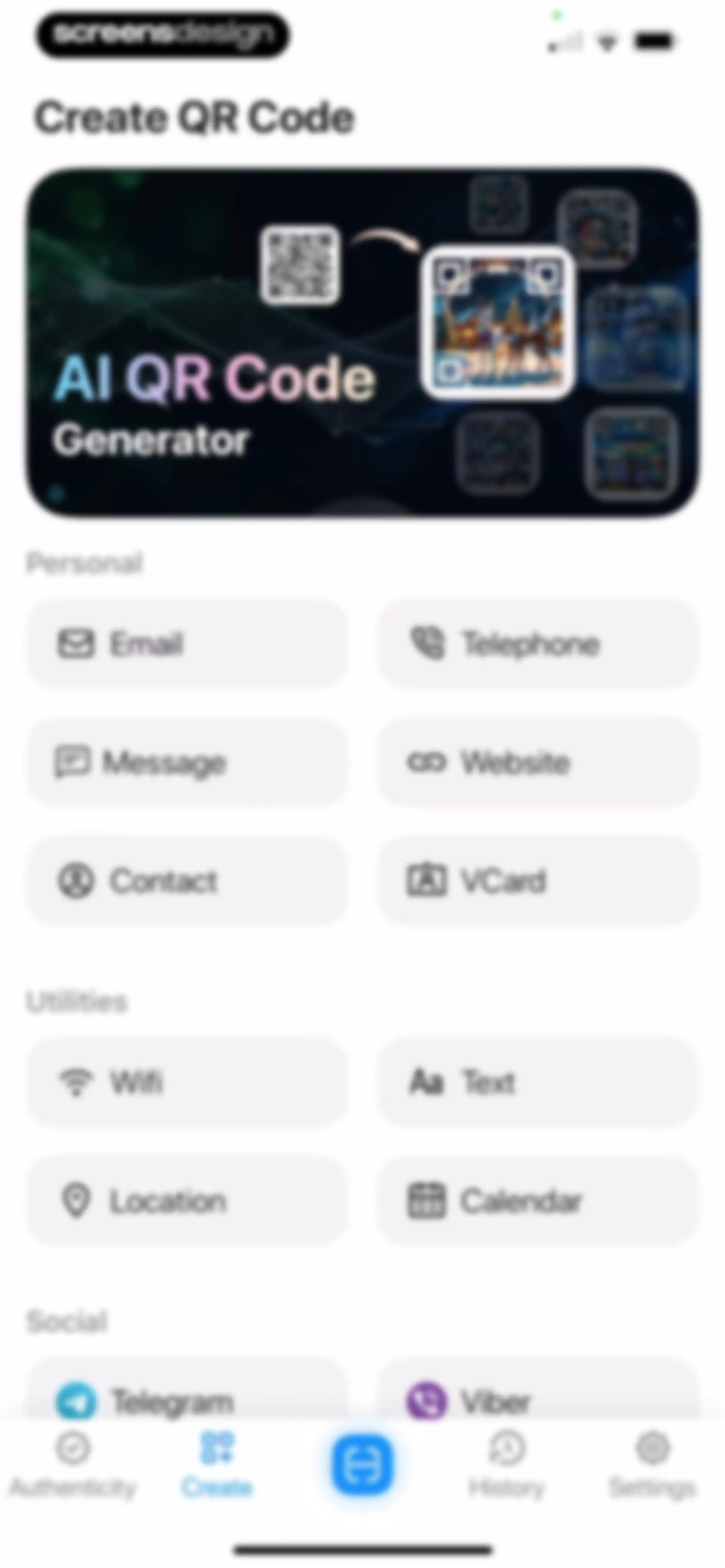 QR Code Reader, Scan Barcode screen 44