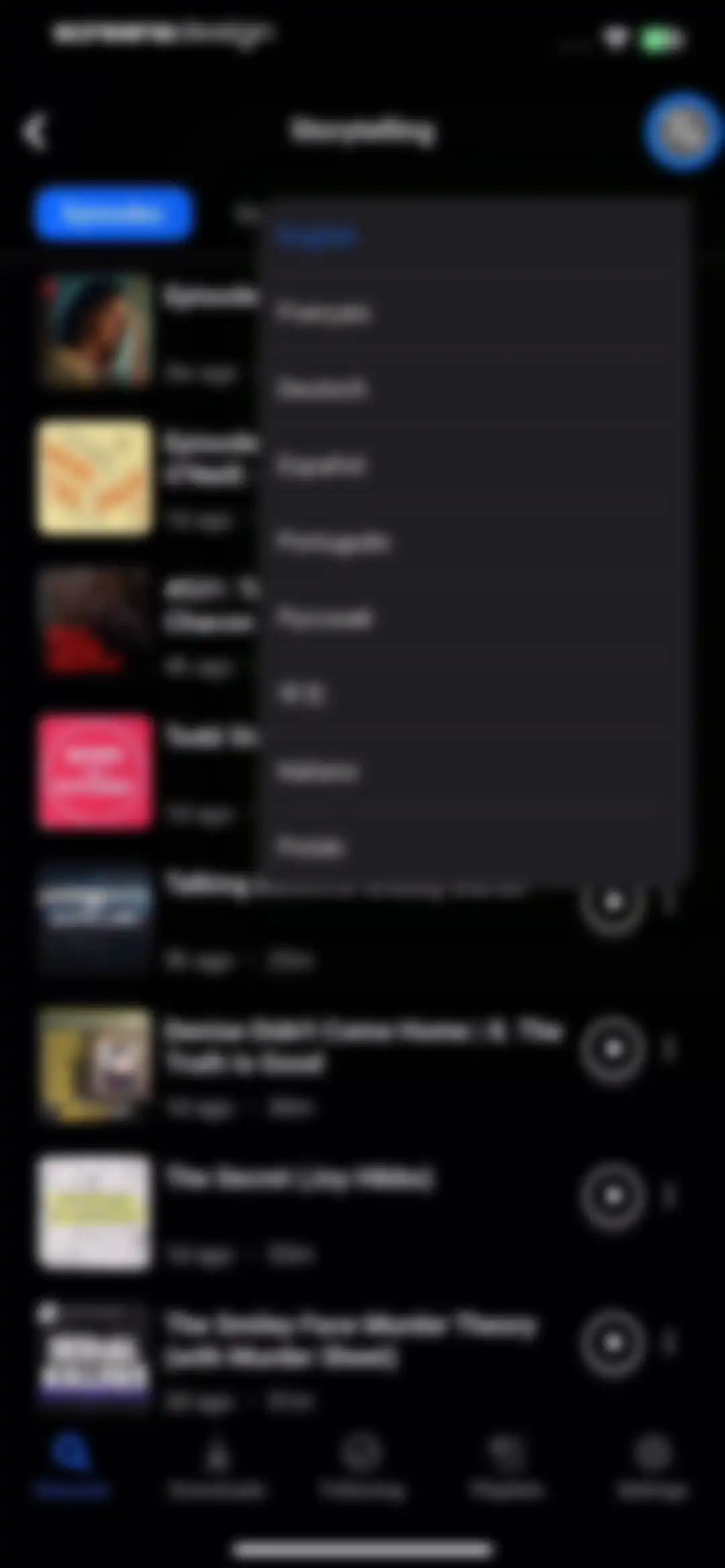 Breaker—The social podcast app screen 49