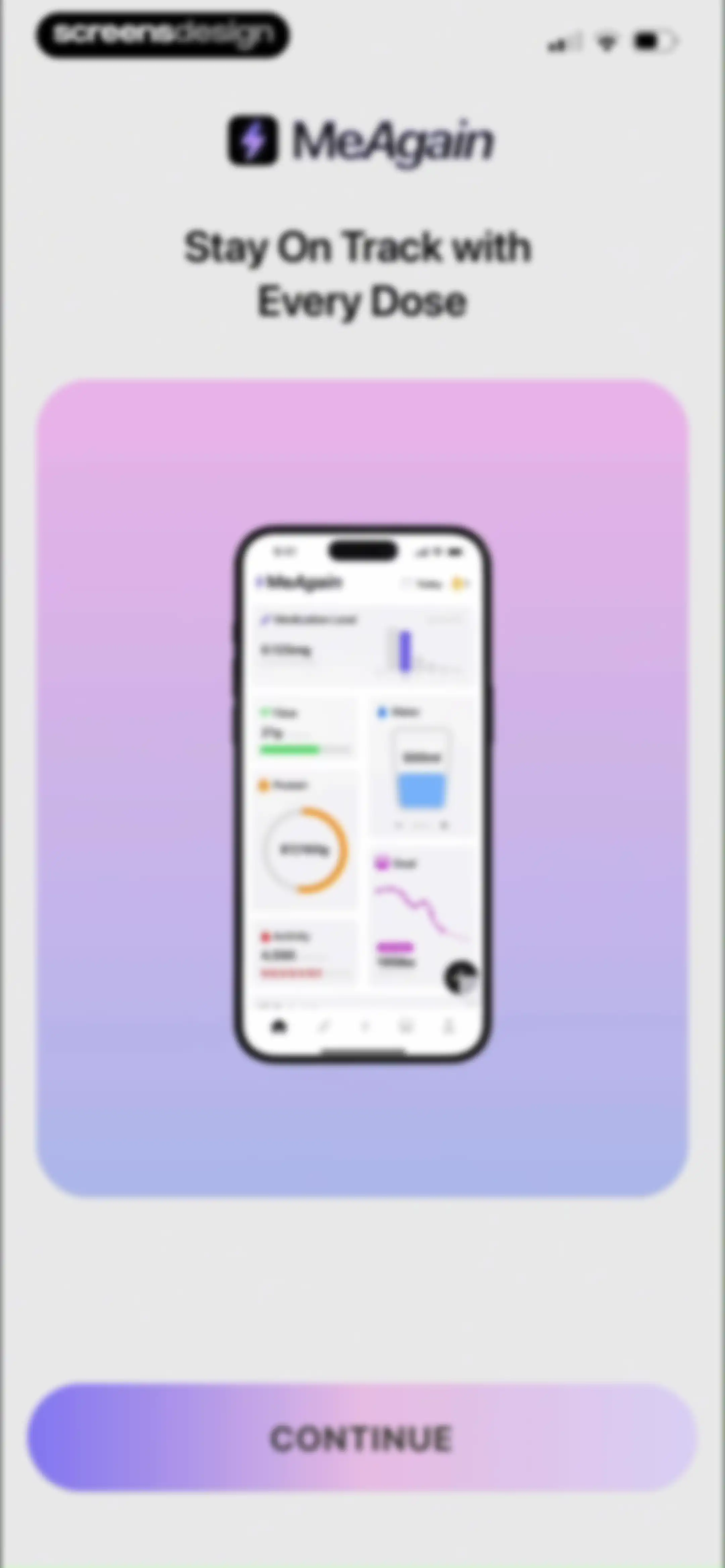 MeAgain: GLP-1 Tracker App screen 70
