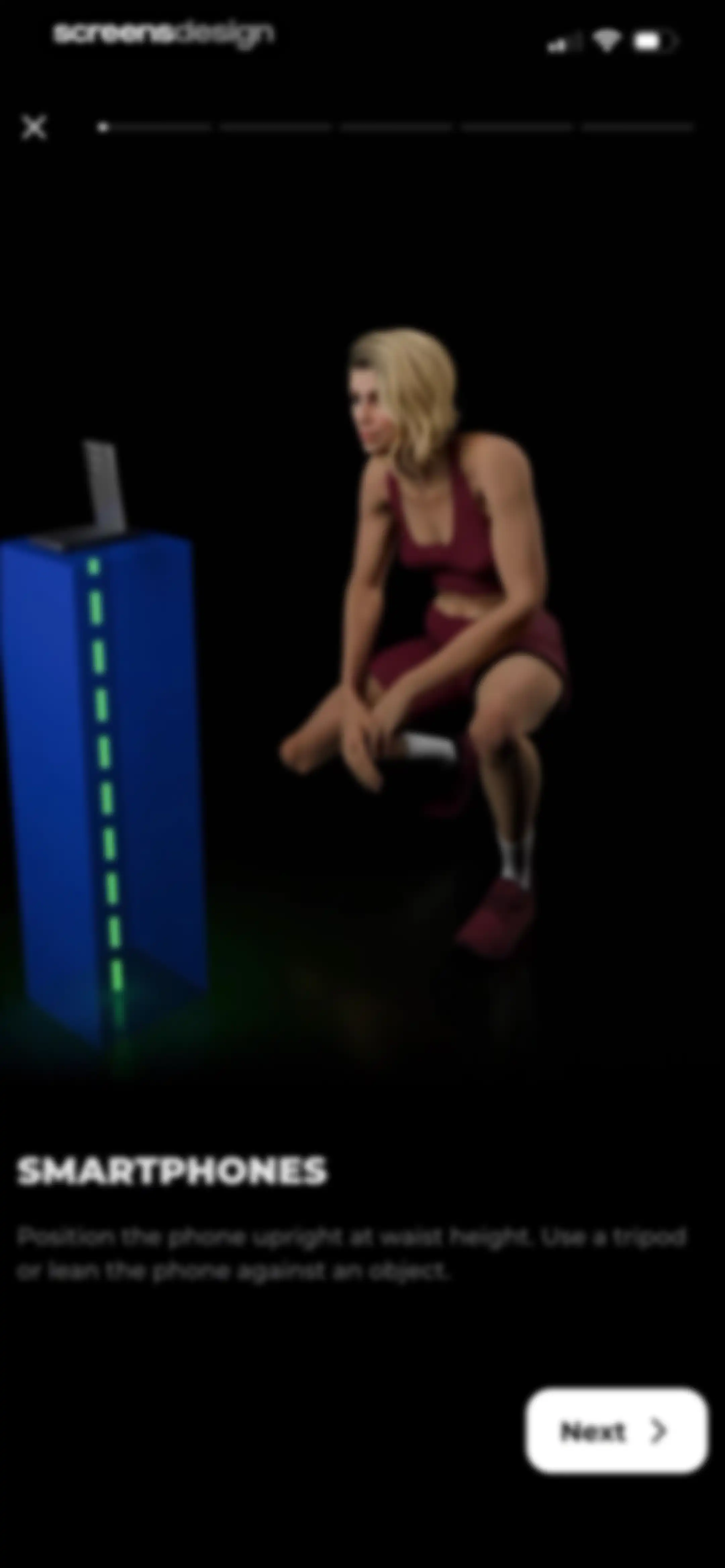 MCI - Personal Training AI screen 126