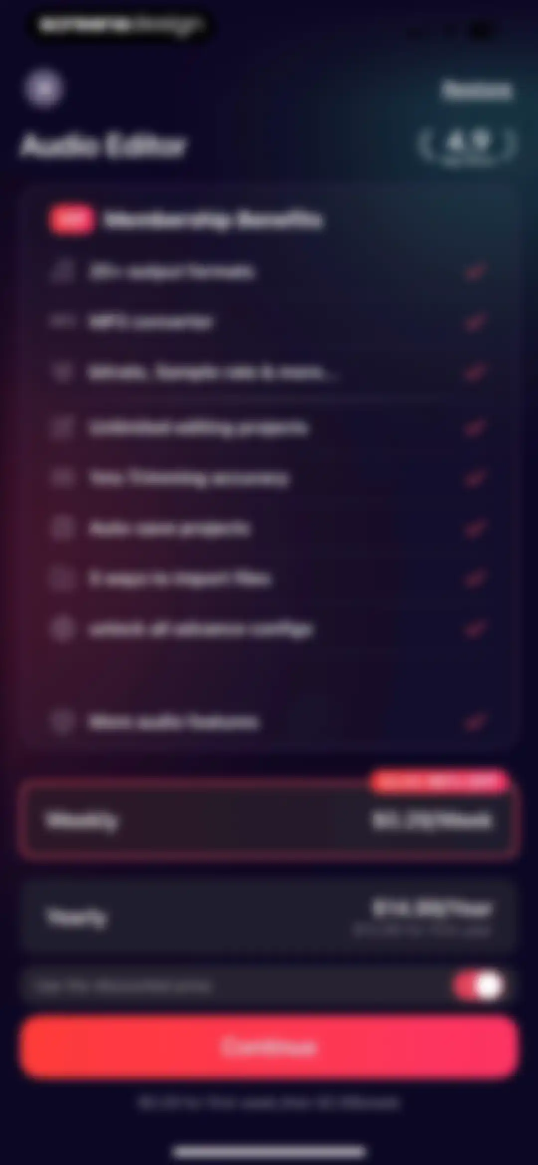 Audio Editor: MP3 Converter screen 9