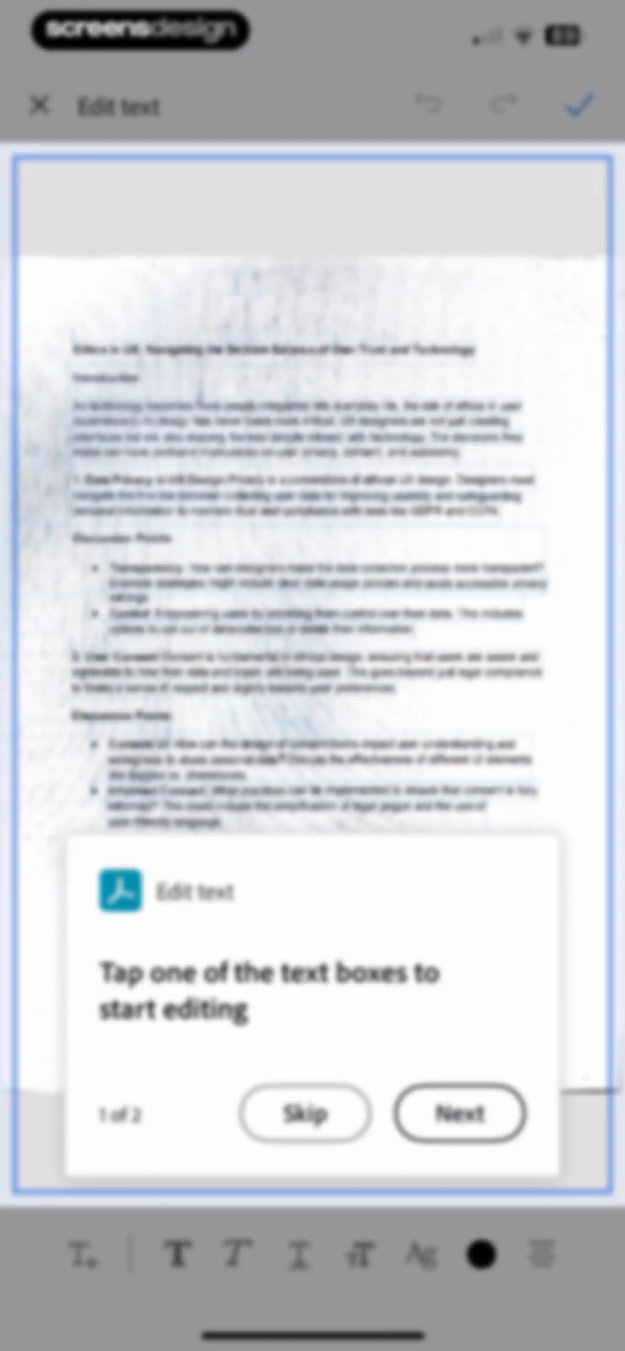 Adobe Scan: PDF & OCR Scanner screen 18
