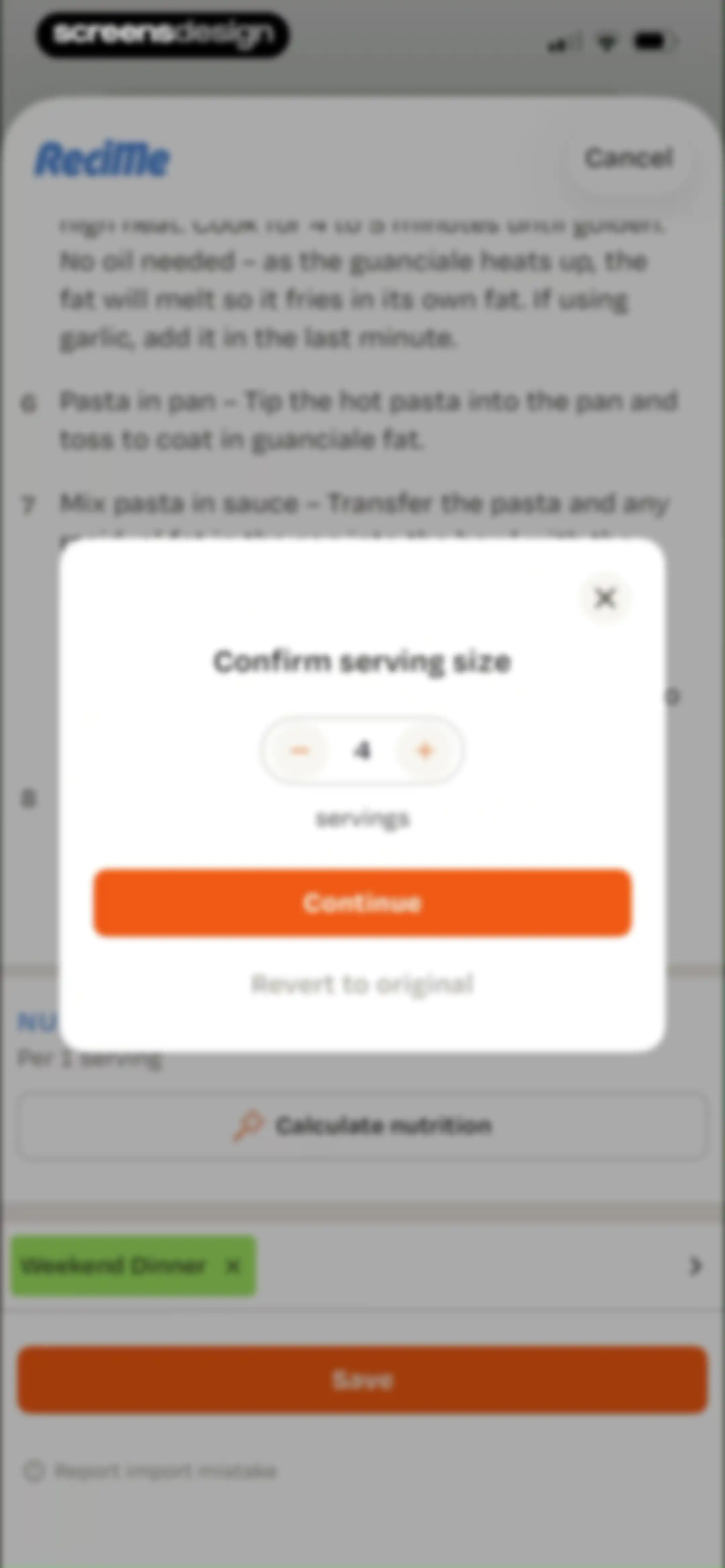 ReciMe: Recipes & Meal Planner screen 49