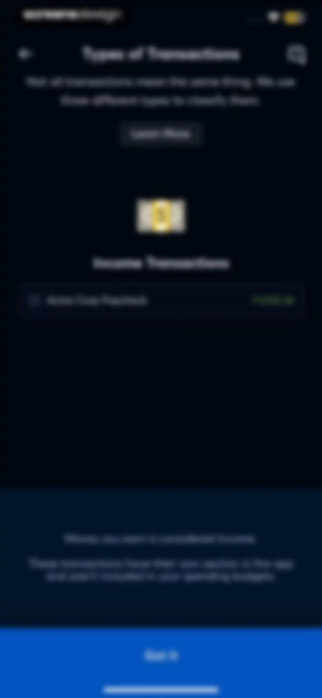 Copilot: Track & Budget Money screen 18