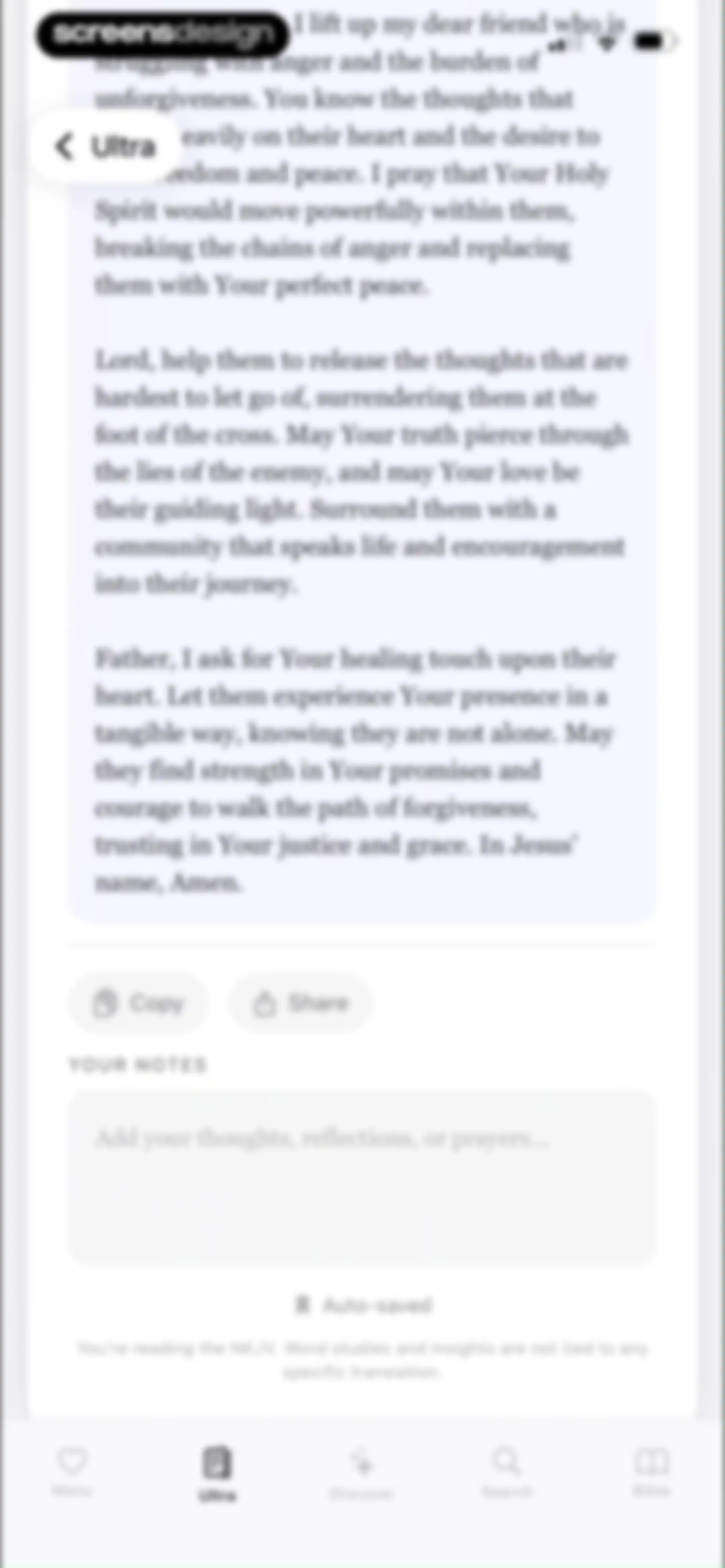 Bible Word Study screen 90