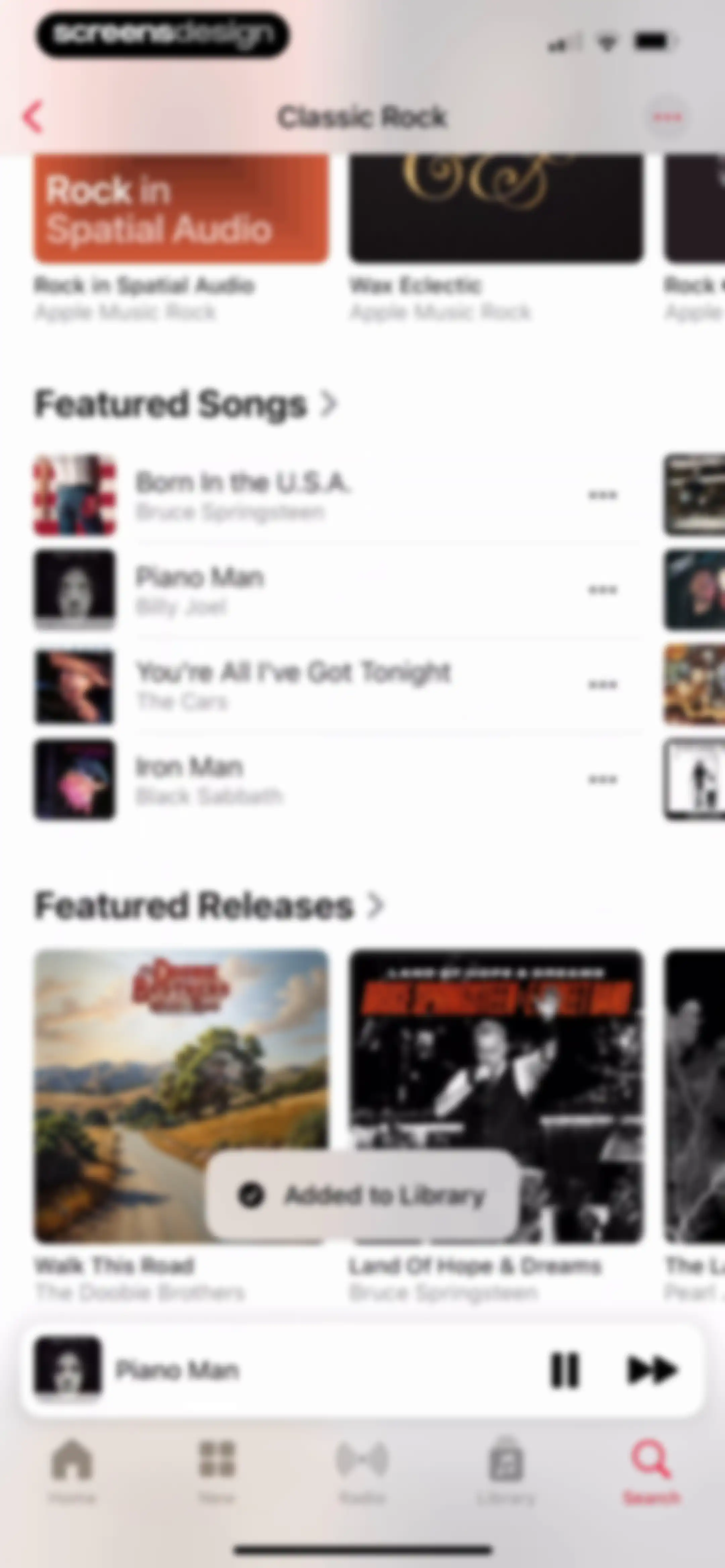Apple Music screen 139