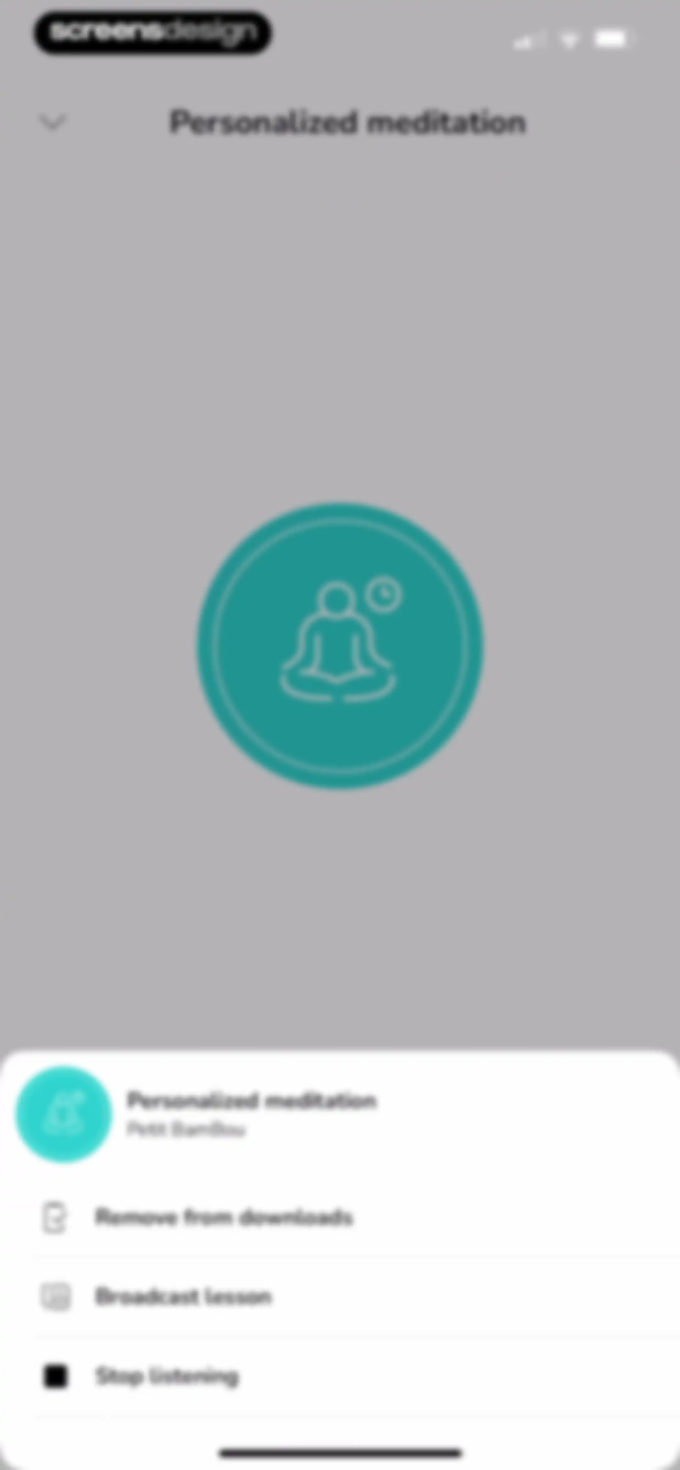 Petit BamBou: Mindfulness screen 32