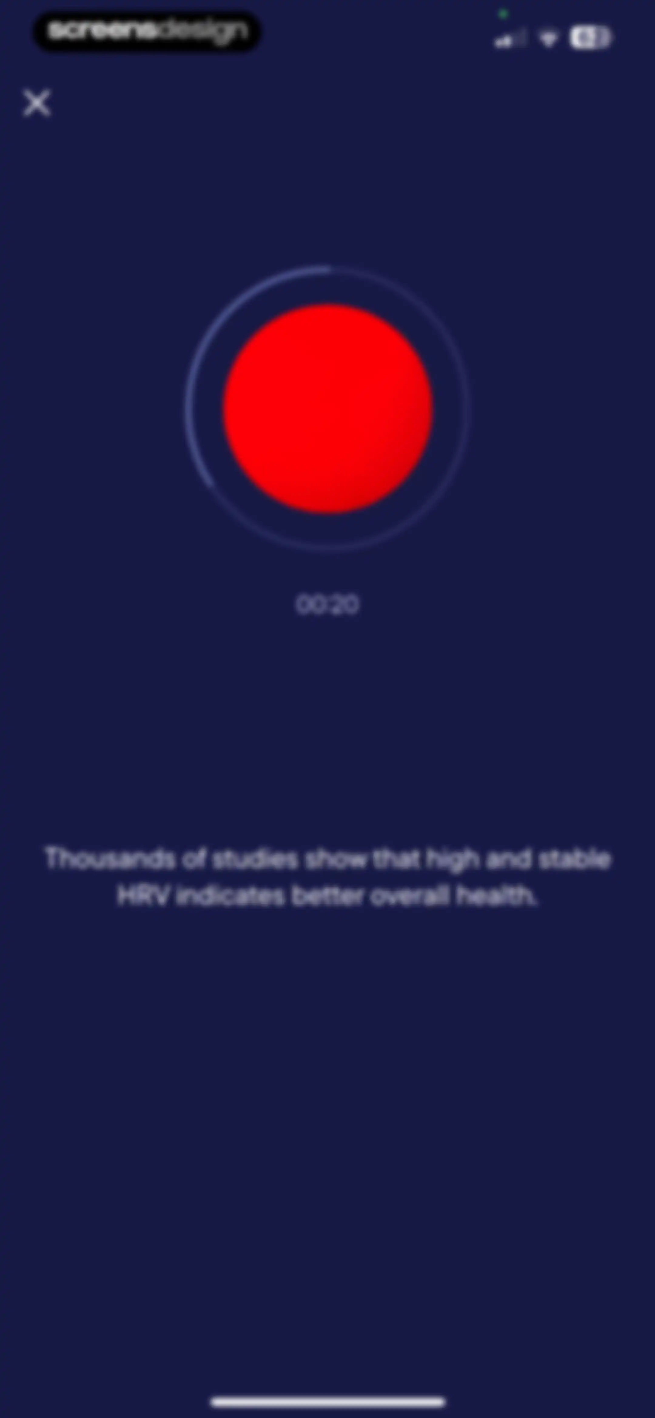 Visible: Pacing for illness screen 40