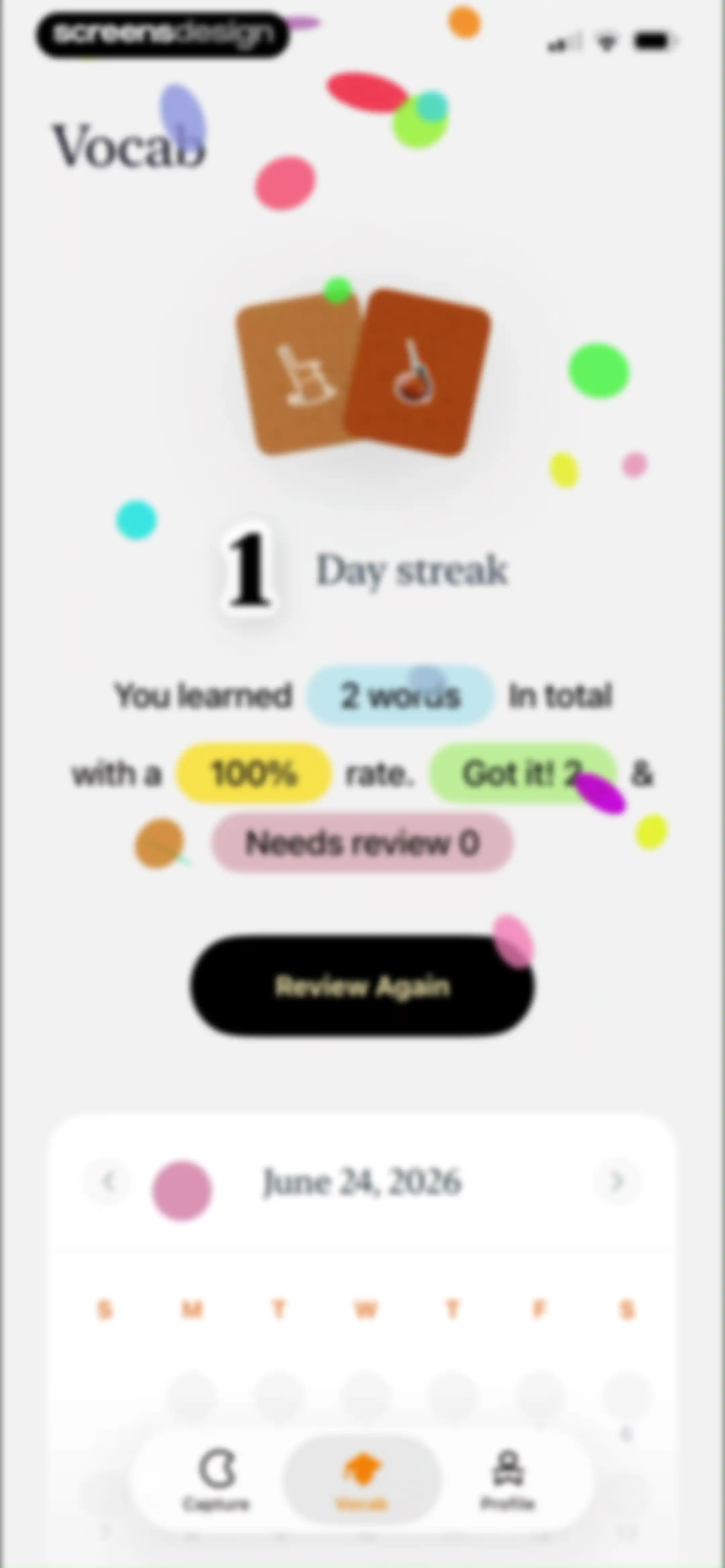 CapWords: AI Language Tutor screen 71
