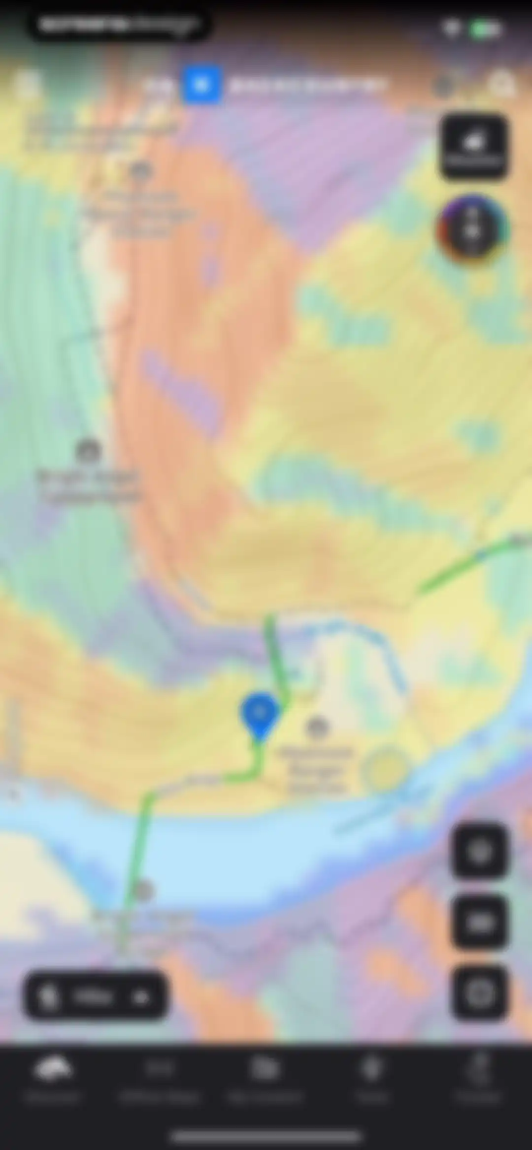onX Backcountry: Trail GPS App screen 47