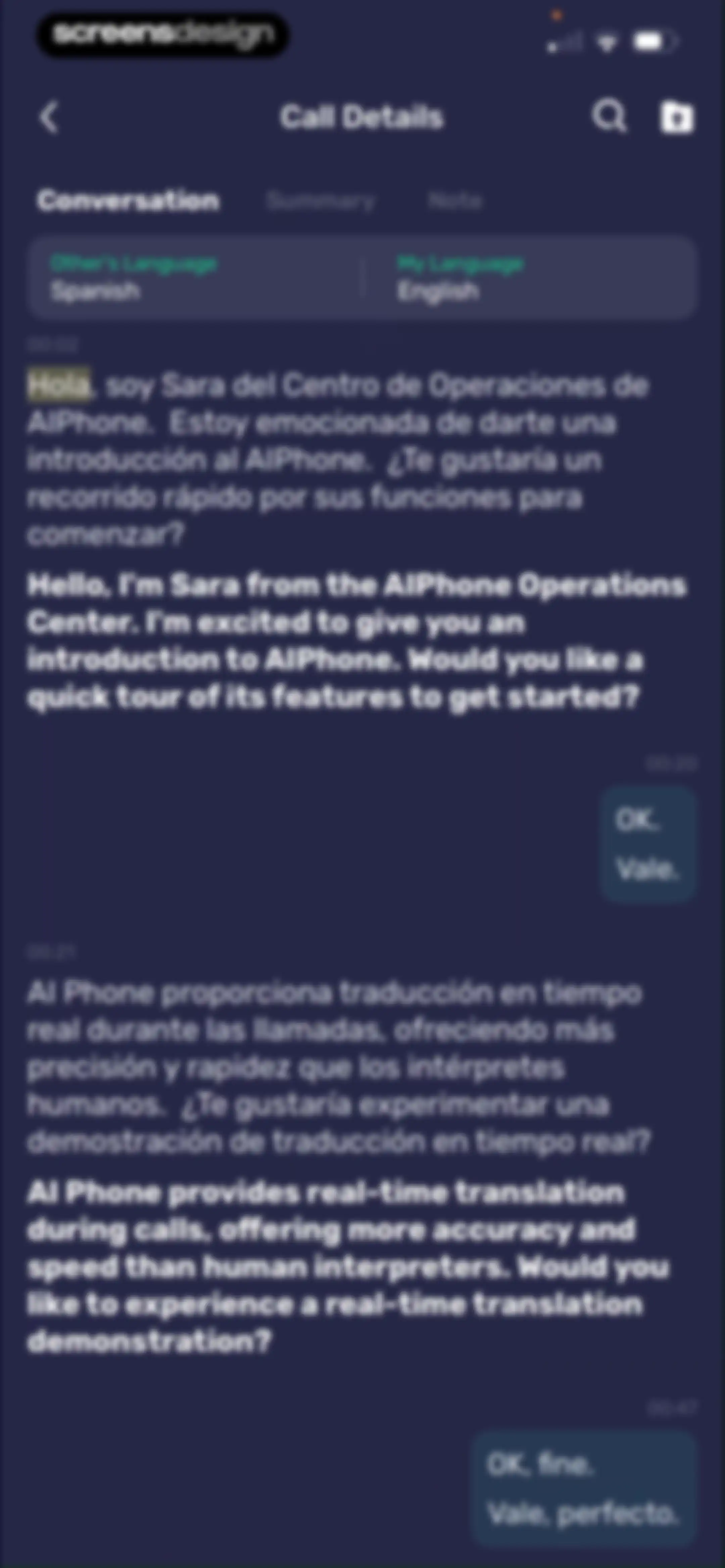 AI Phone:Call&Voice Translator screen 86
