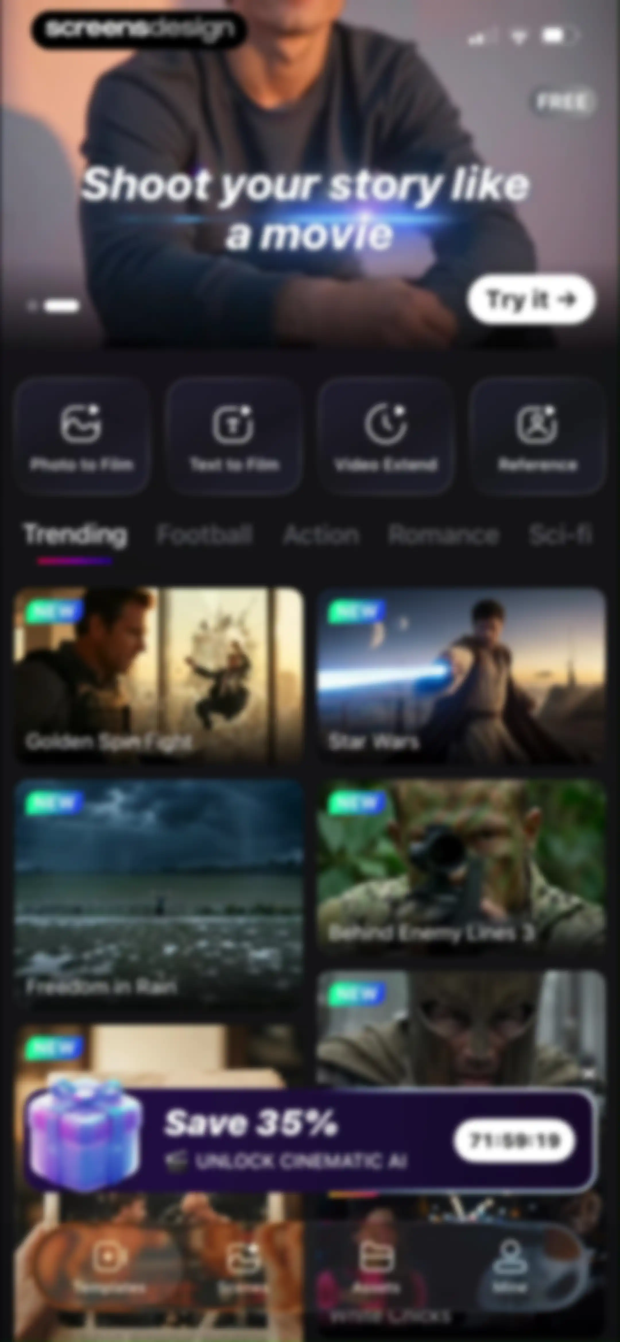 Filmit AI: AI Cinematic Video screen 15