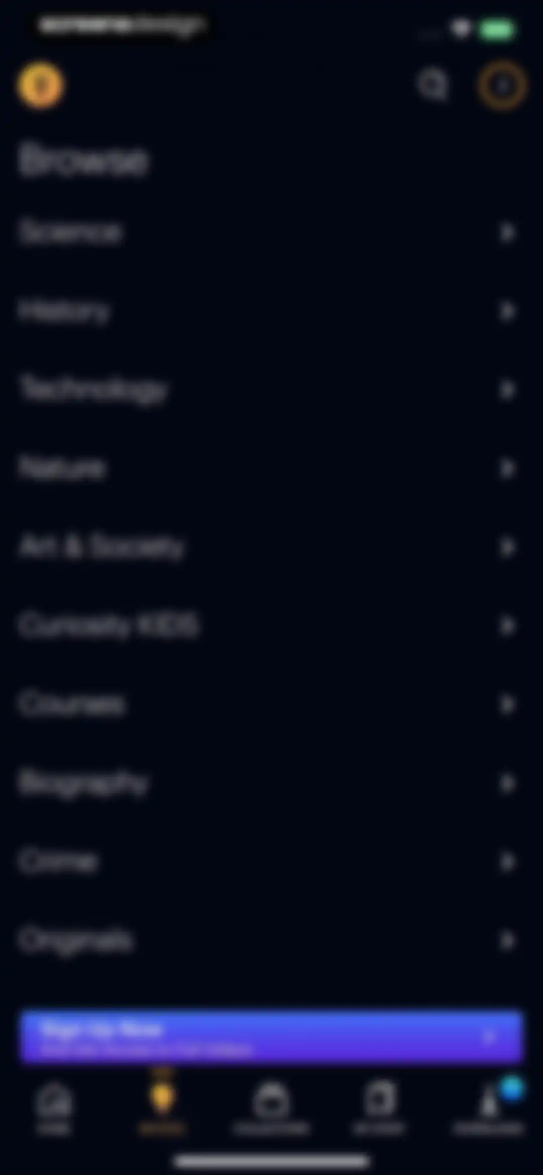 CuriosityStream screen 21