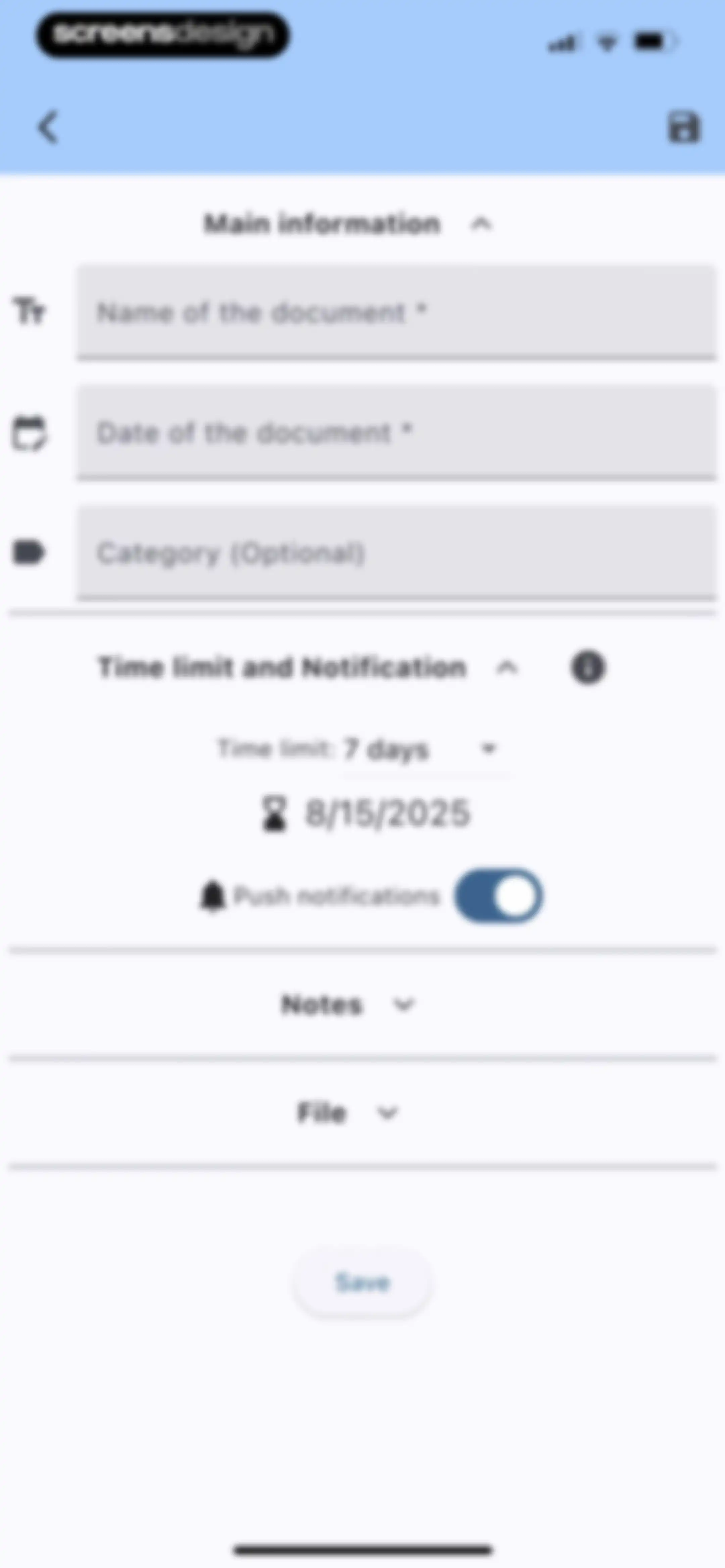 ExpiNotif: Expiration dates screen 5