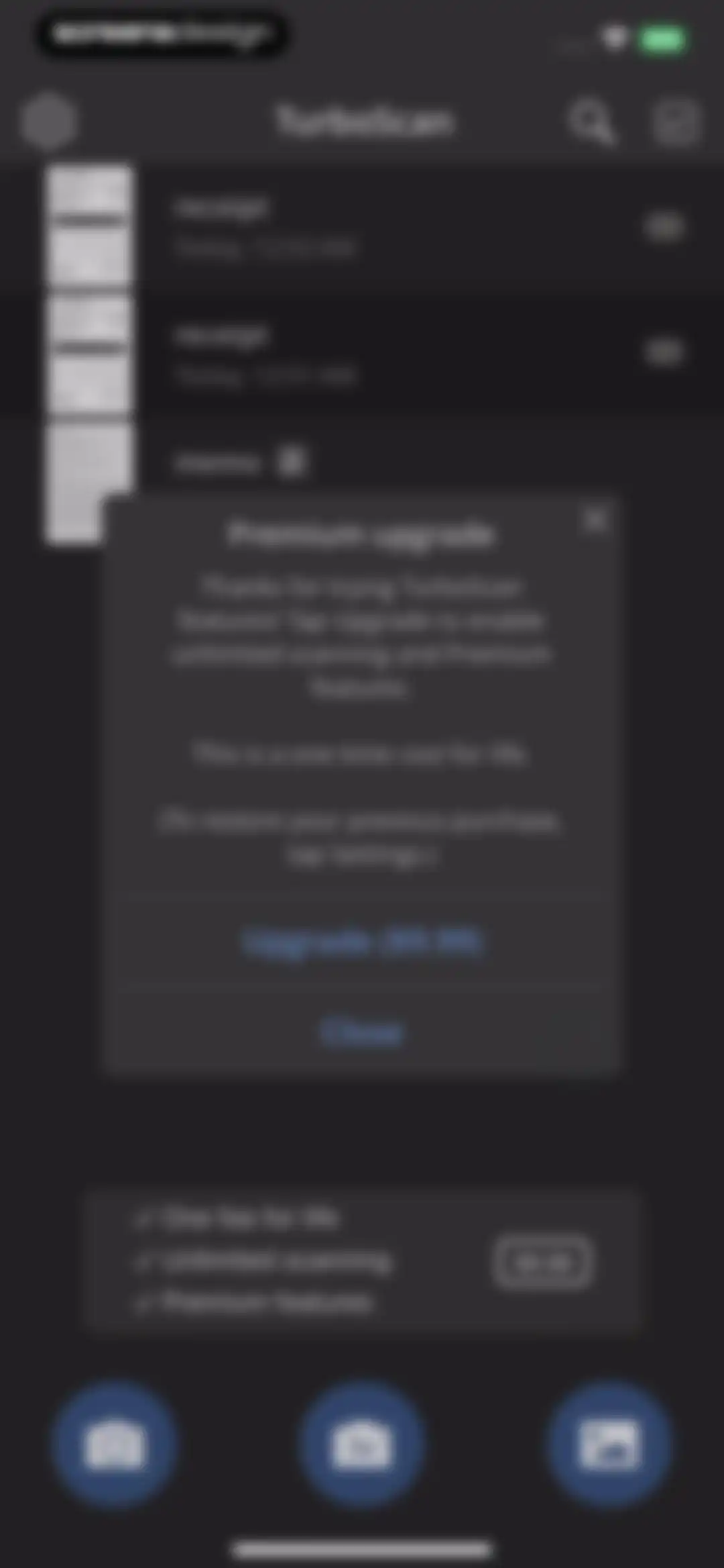 TurboScan™: document scanner screen 22
