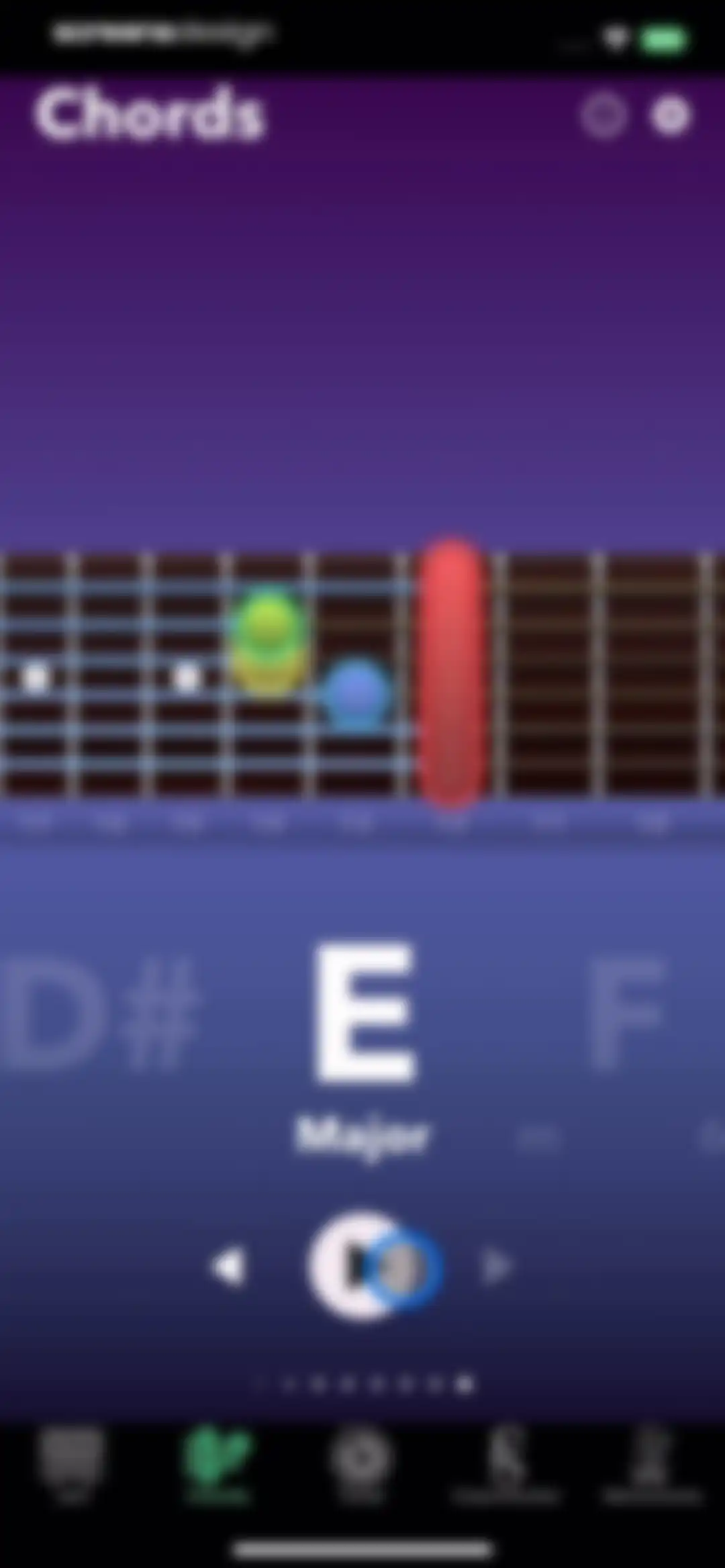Guitar Tuner Easy tune chords screen 33