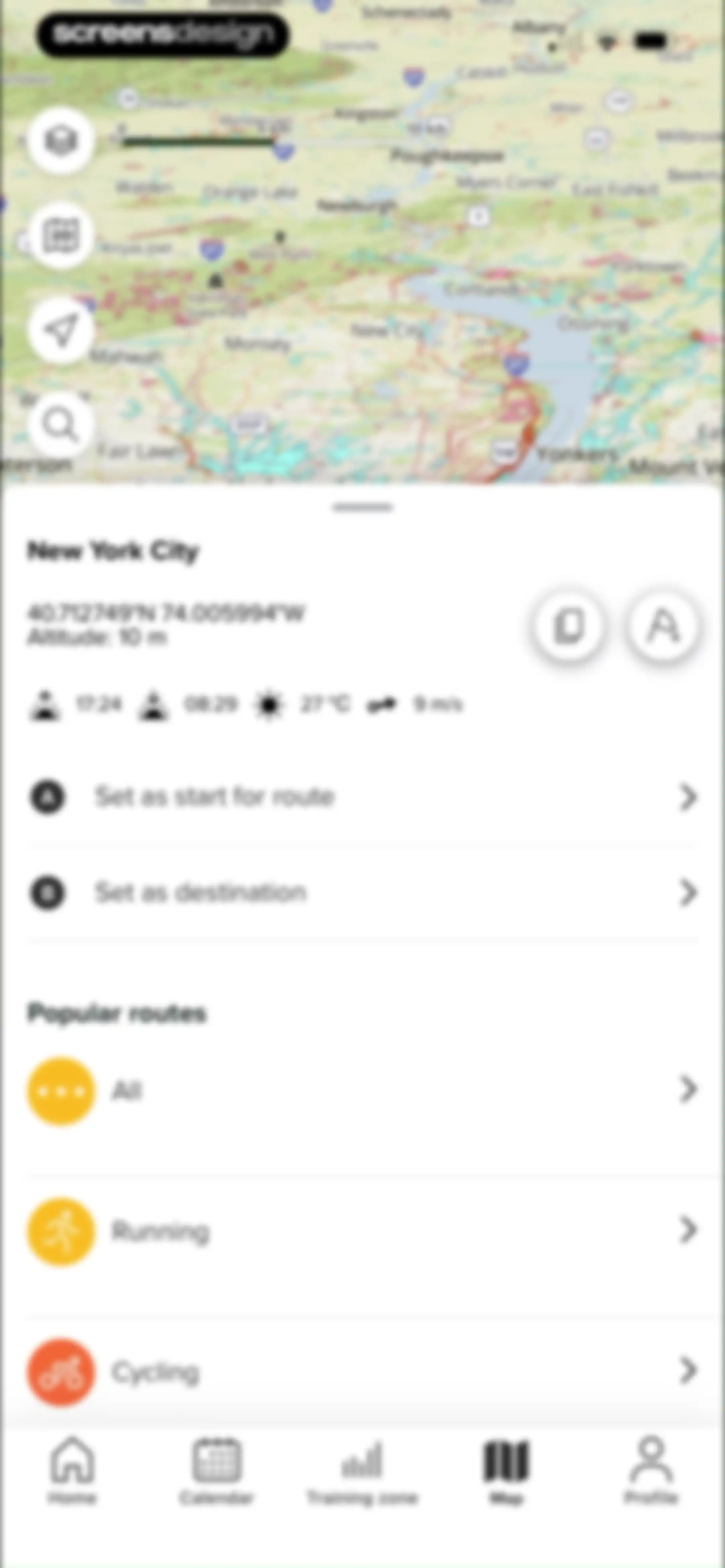 Sports Tracker: Run Bike Hike screen 220