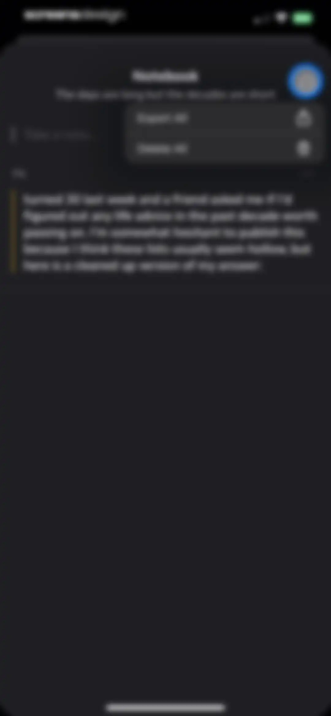 Matter: Reading App screen 34
