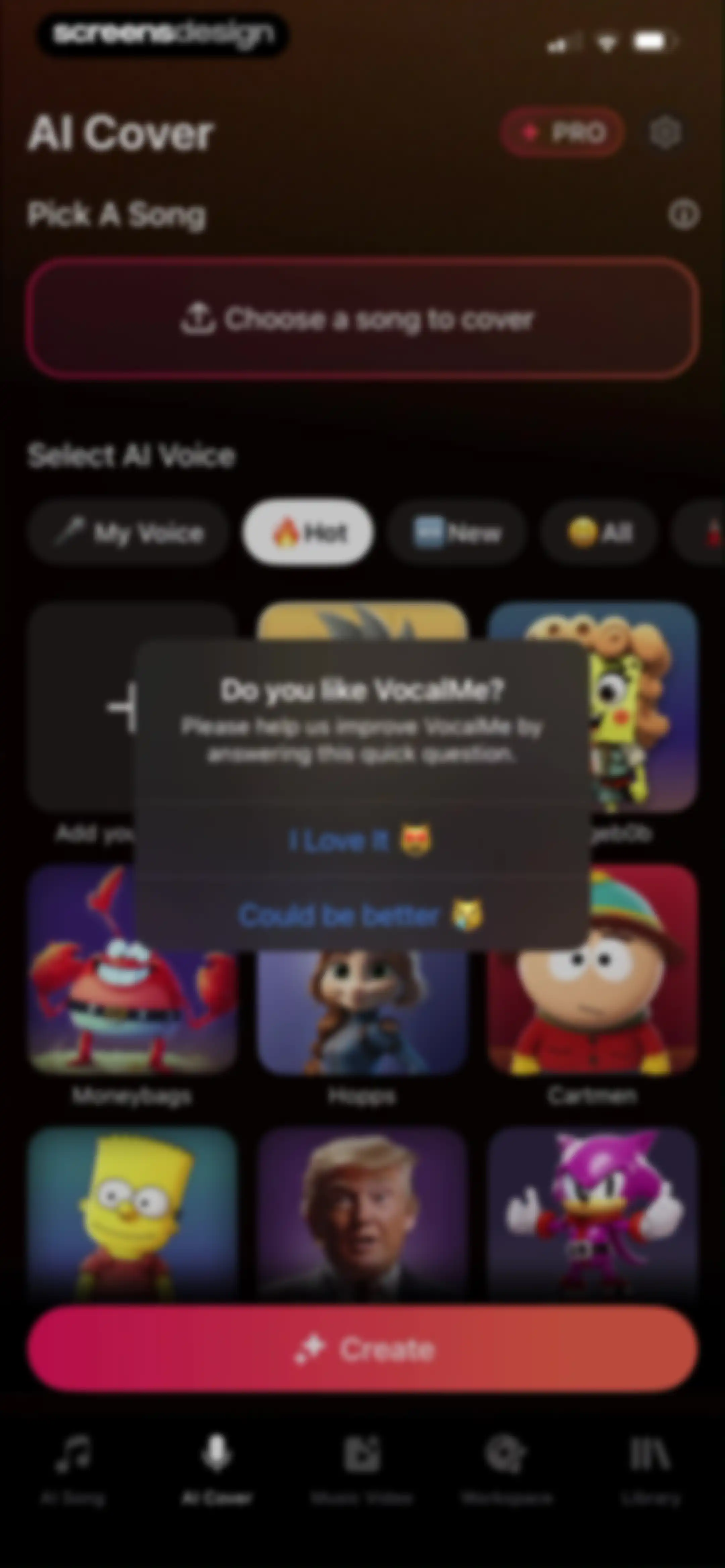 VocalMe: AI Music Generator screen 33