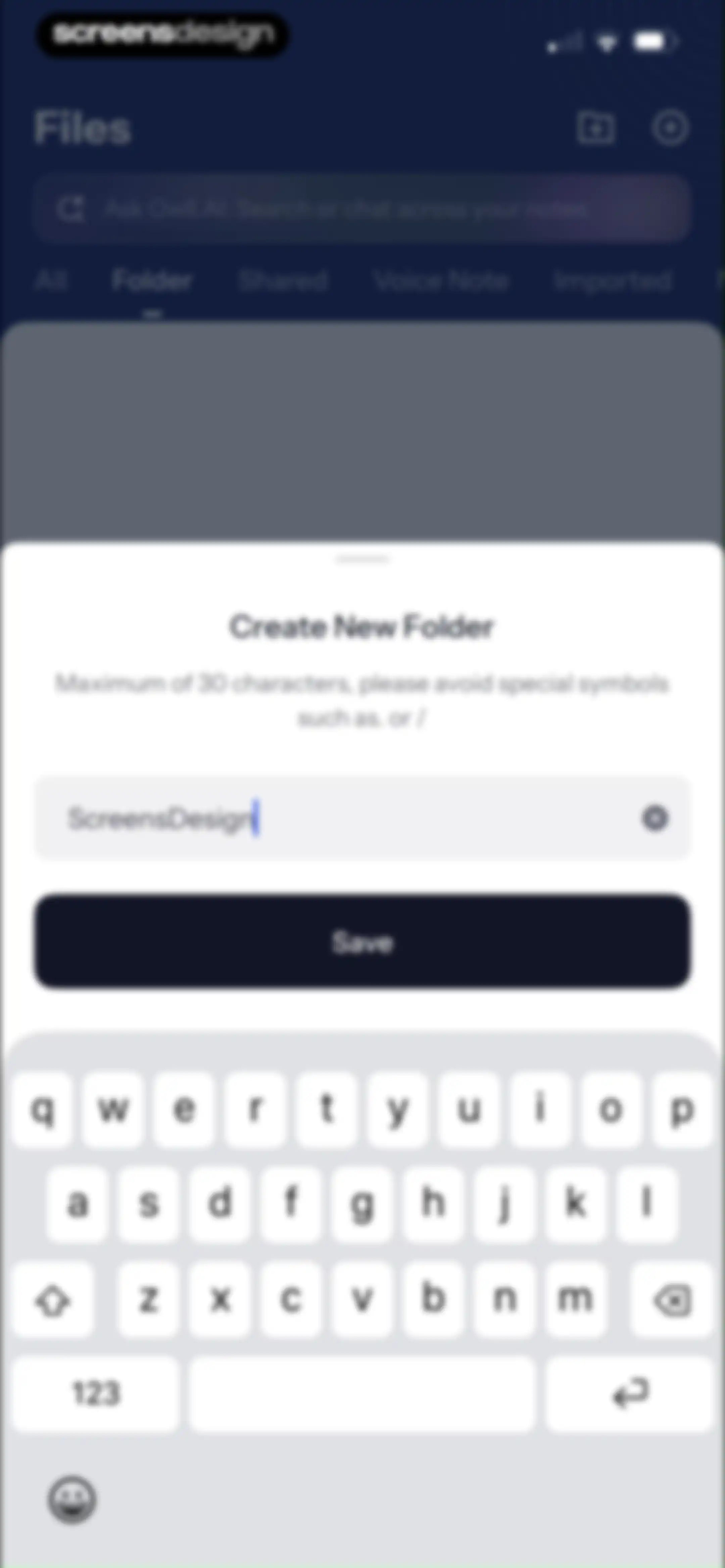 Owll:AI Note Taker & Assistant screen 76